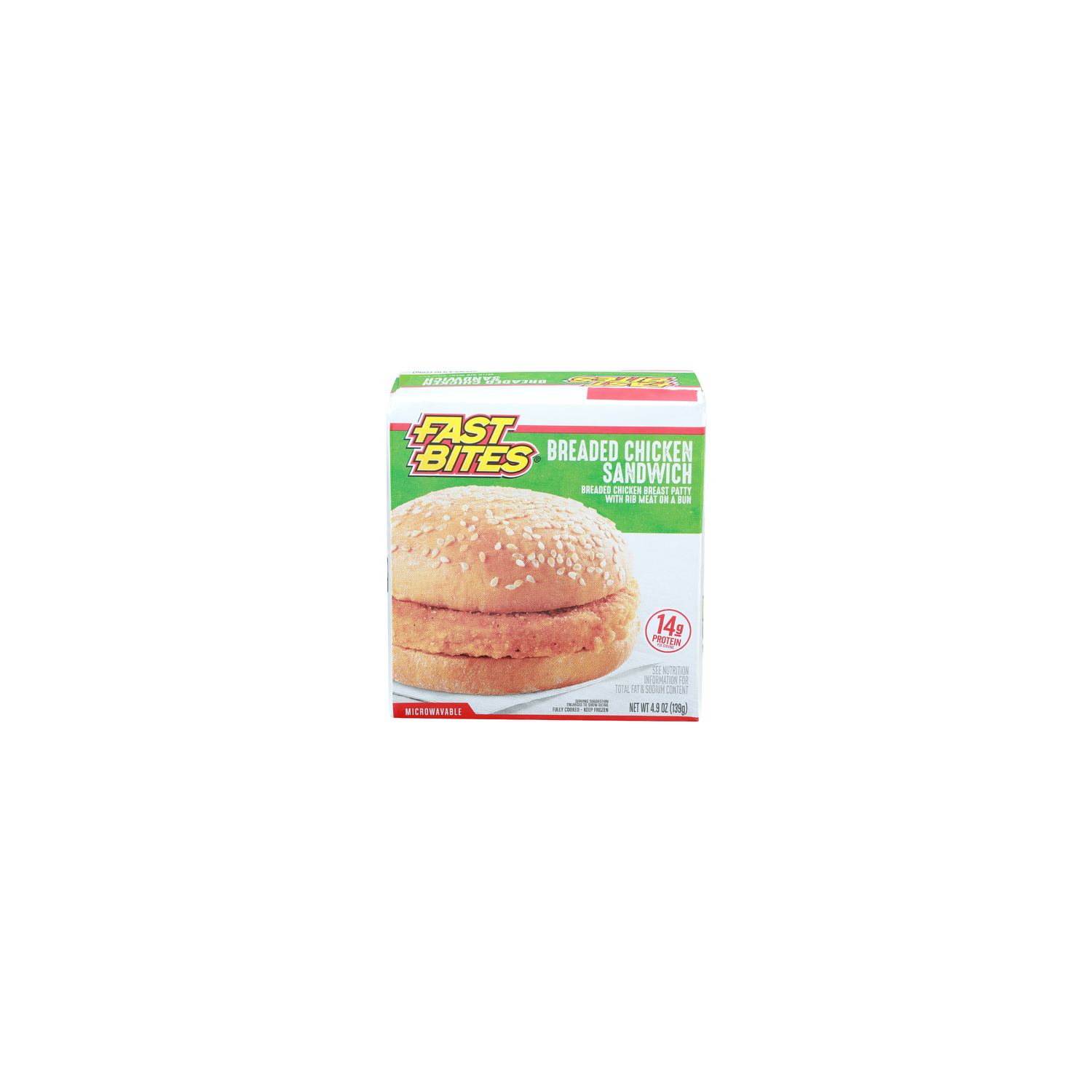 Fast Bites Breaded Chicken Sandwich - 4.9 Ounce Image 1 of 4