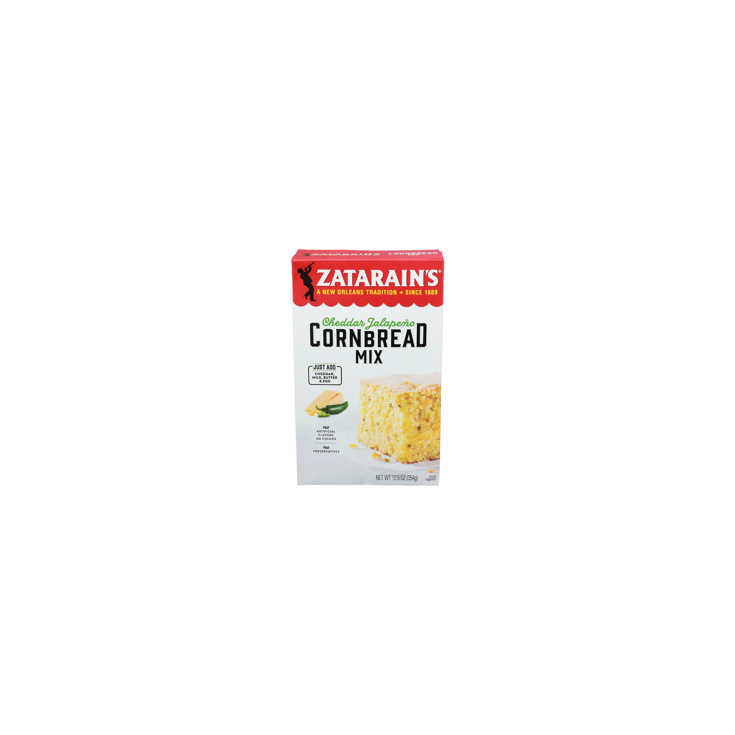 ZATARAIN's Cheddar Jalapeno Cornbread Mix - 12.5 Ounce Image 1 of 4