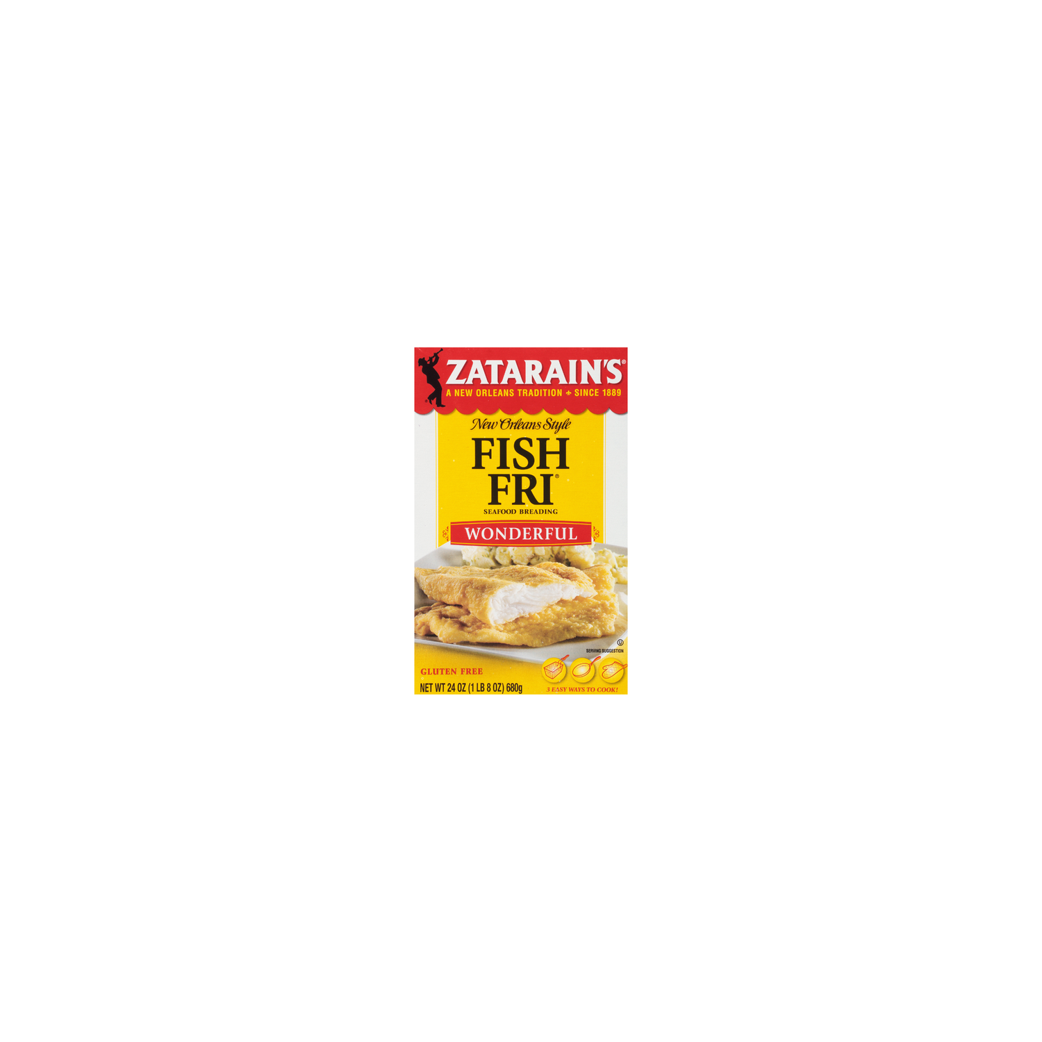 Zatarain's Wonderful Fish Fri - 1.5 Pound Image 1 of 2
