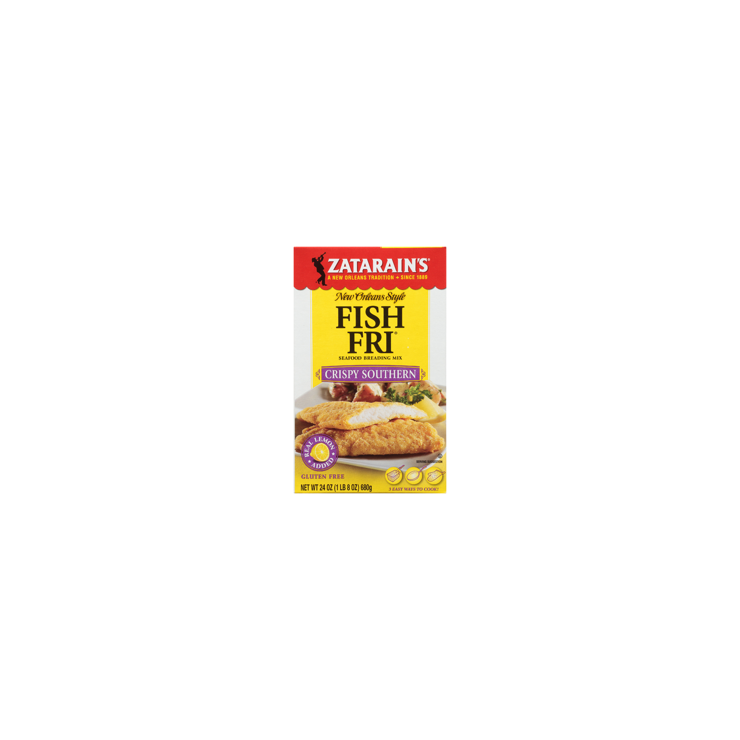Zatarain's Crispy Southern Fish Fri - 1.5 Pound Image 1 of 2