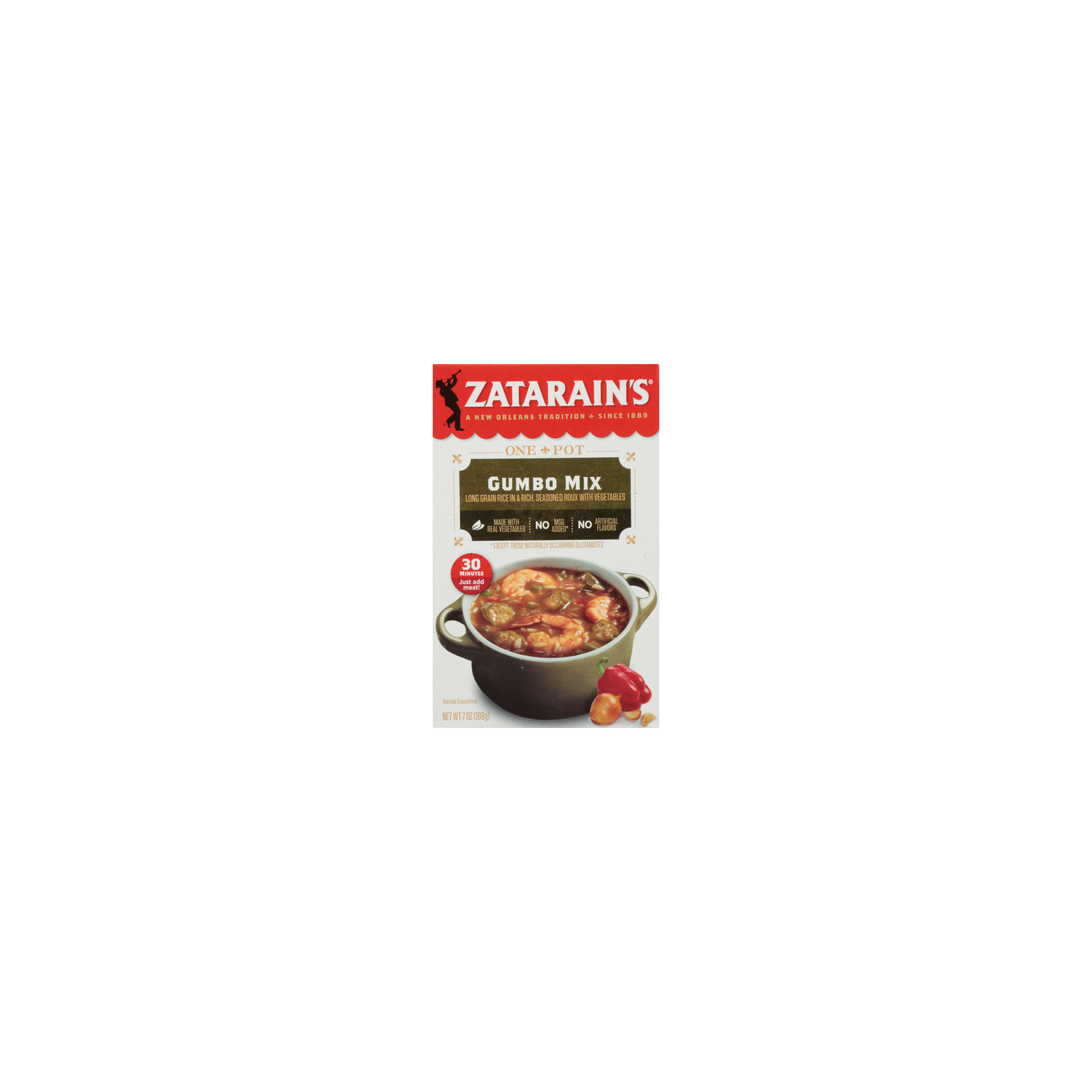Zatarain's Gumbo Mix - 0.44 Pound Image 1 of 2