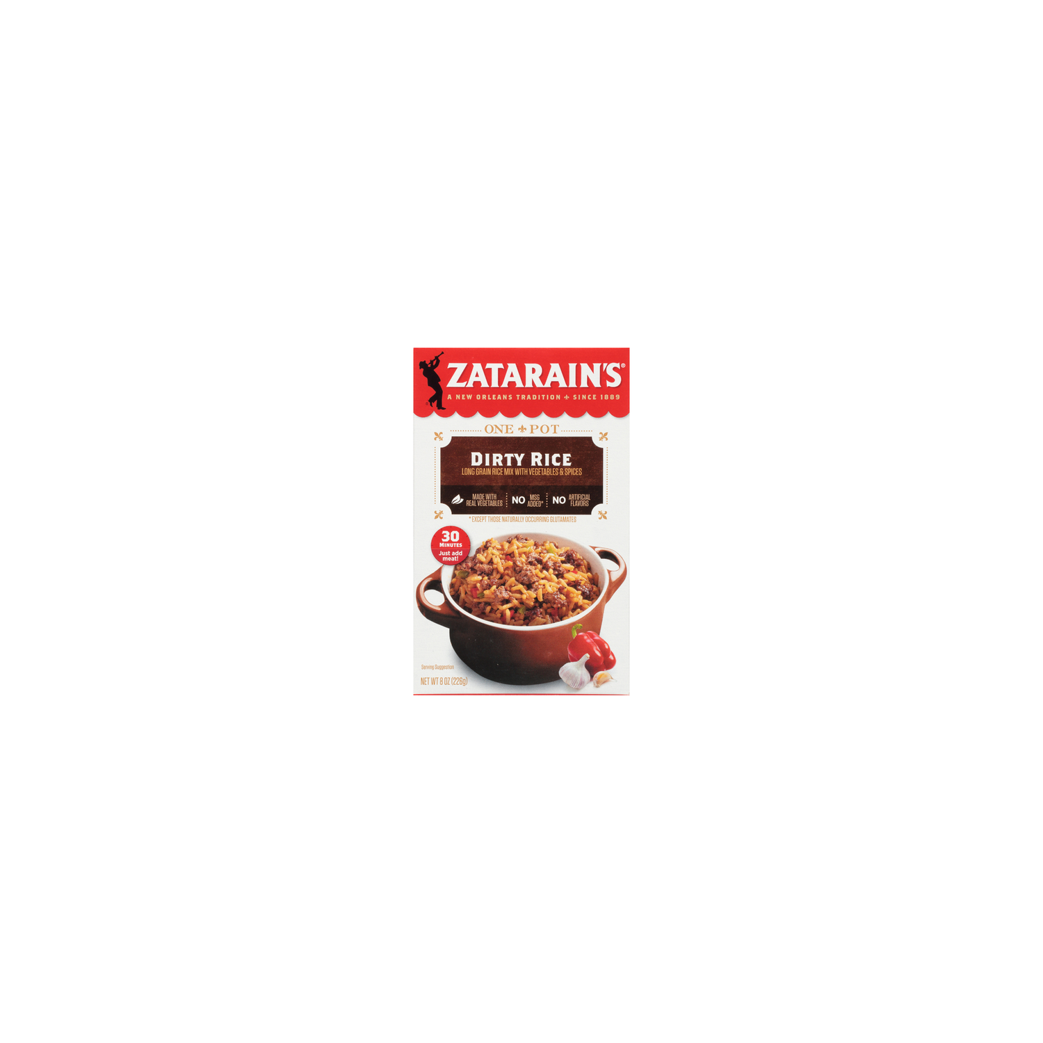 Zatarain's Dirty Rice Dinner Mix - 0.5 Pound Image 1 of 2