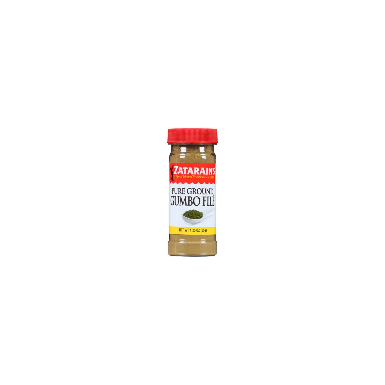 Zatarain's Pure Ground Gumbo File - 0.08 Pound Image 1 of 2