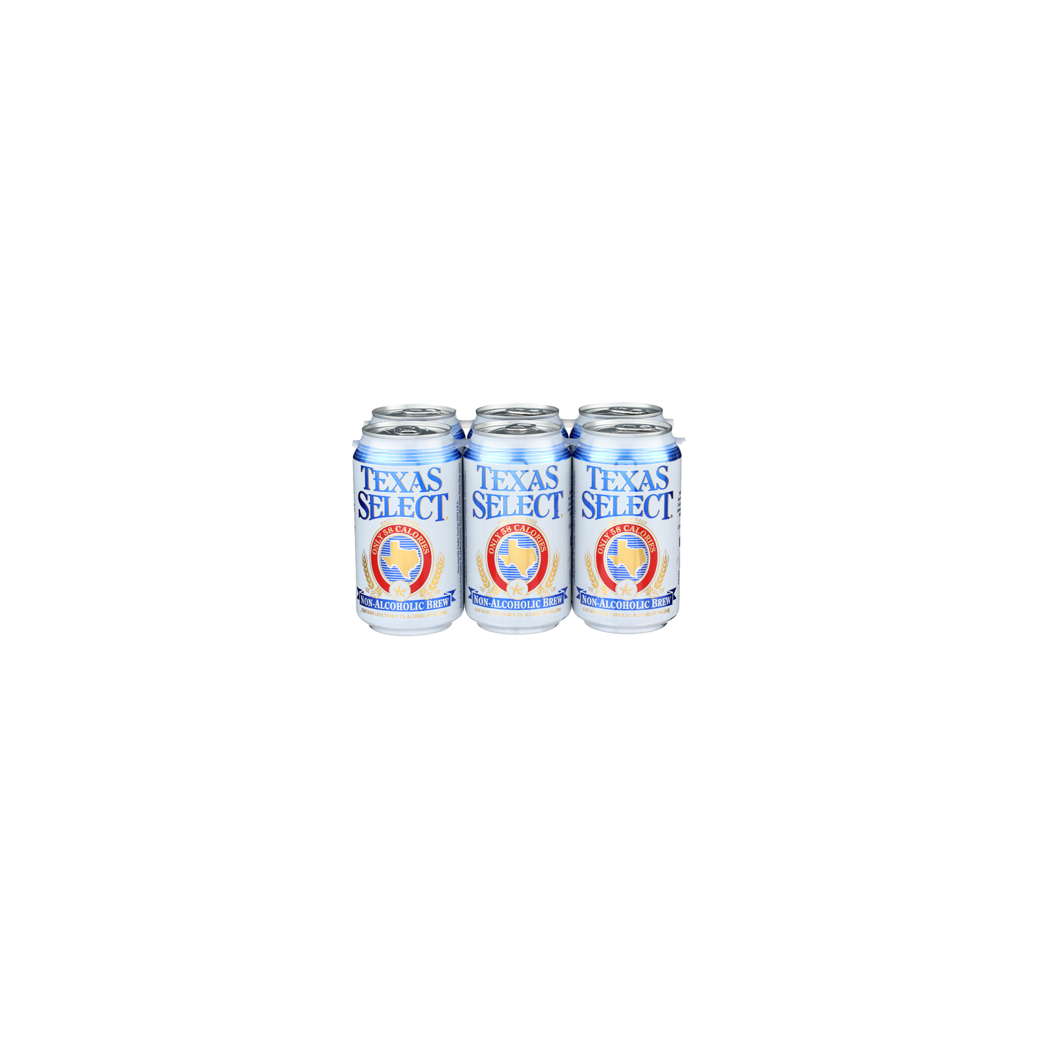 Texas Select Non-Alcoholic Brew Malt Beverage - 6 Count Image 1 of 2