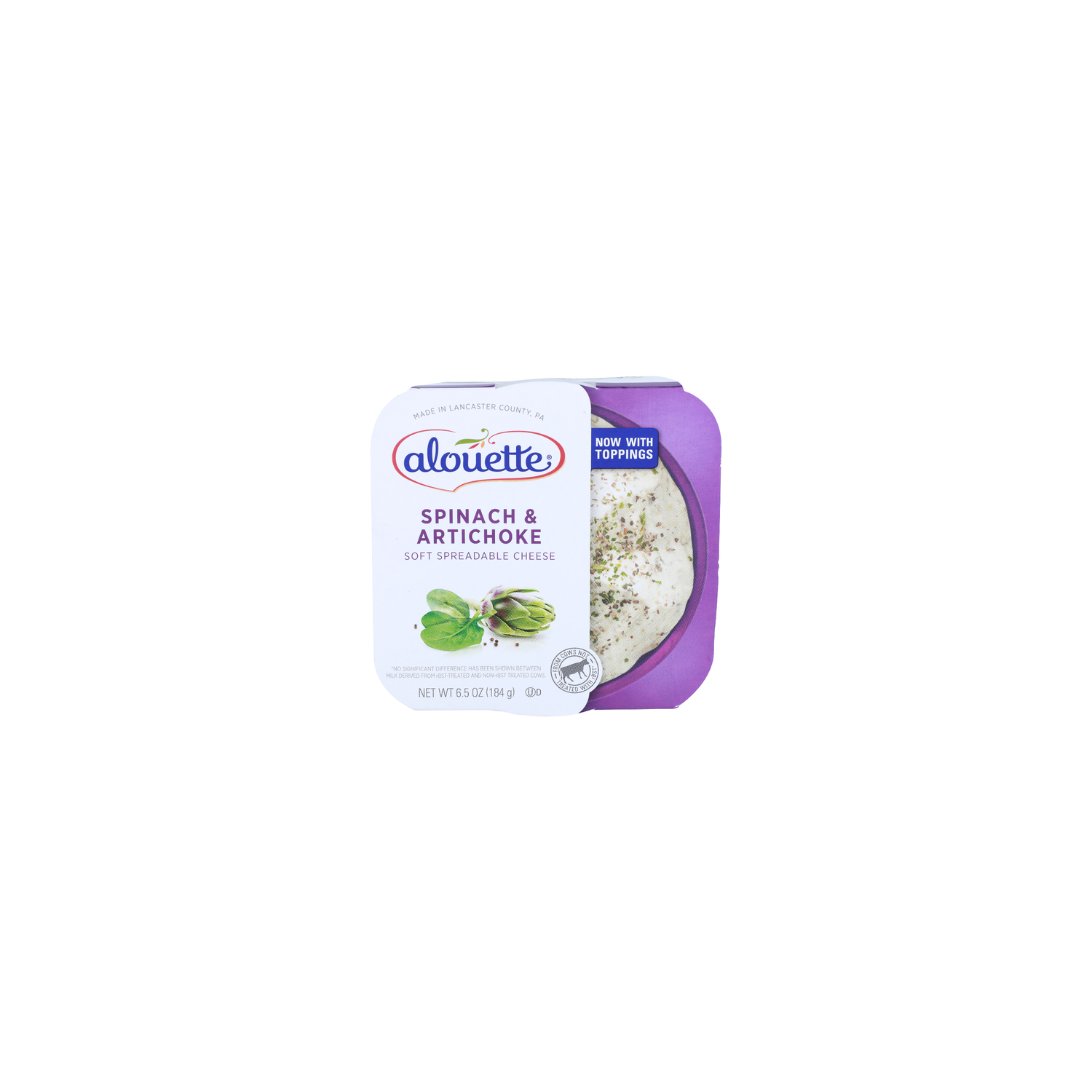 Alouette Spinach & Artichoke Soft Spreadable Cheese - 6.5 Ounce Image 1 of 4