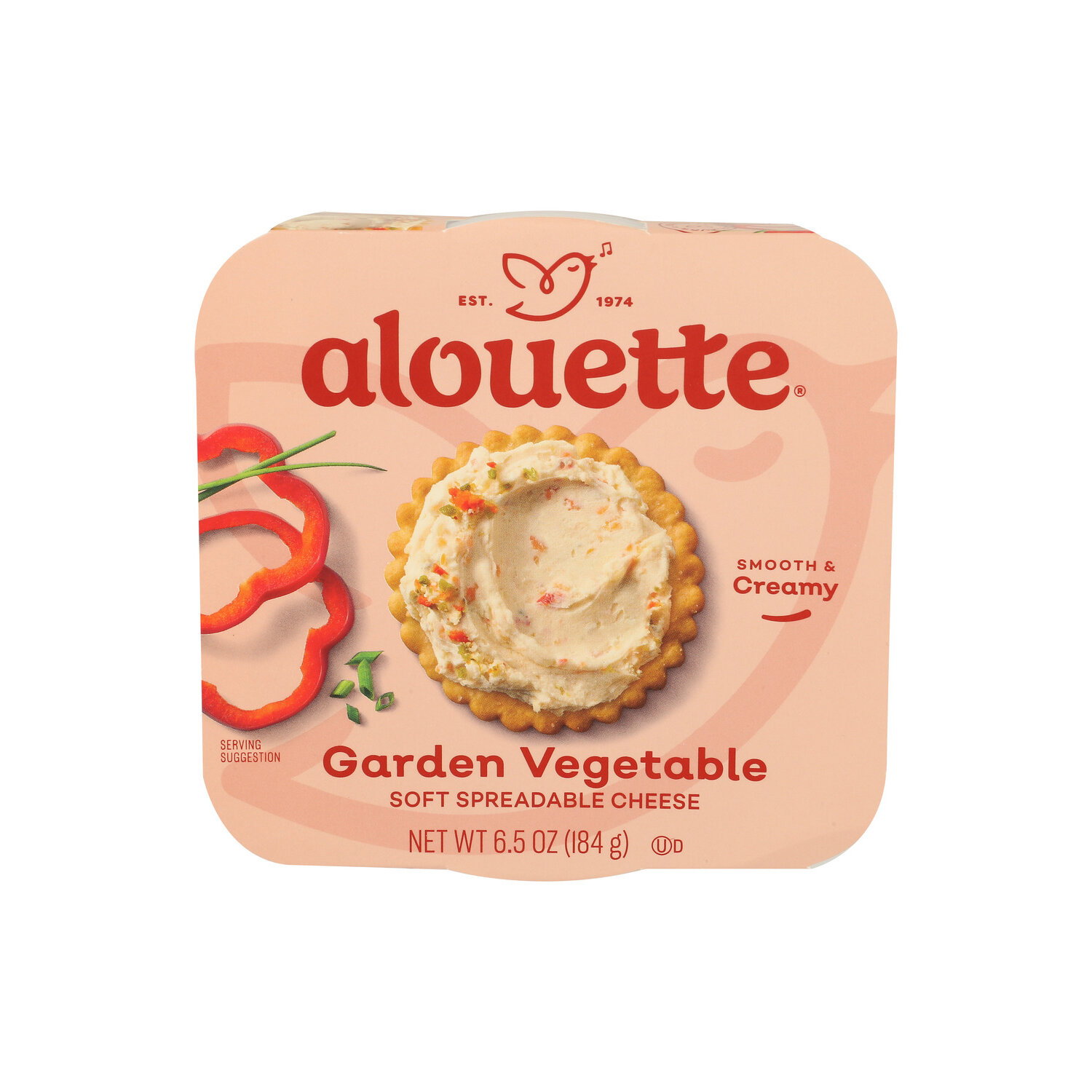 alouette Garden Vegetable Soft Spreadable Cheese - 6.5 Ounce Image 1 of 4
