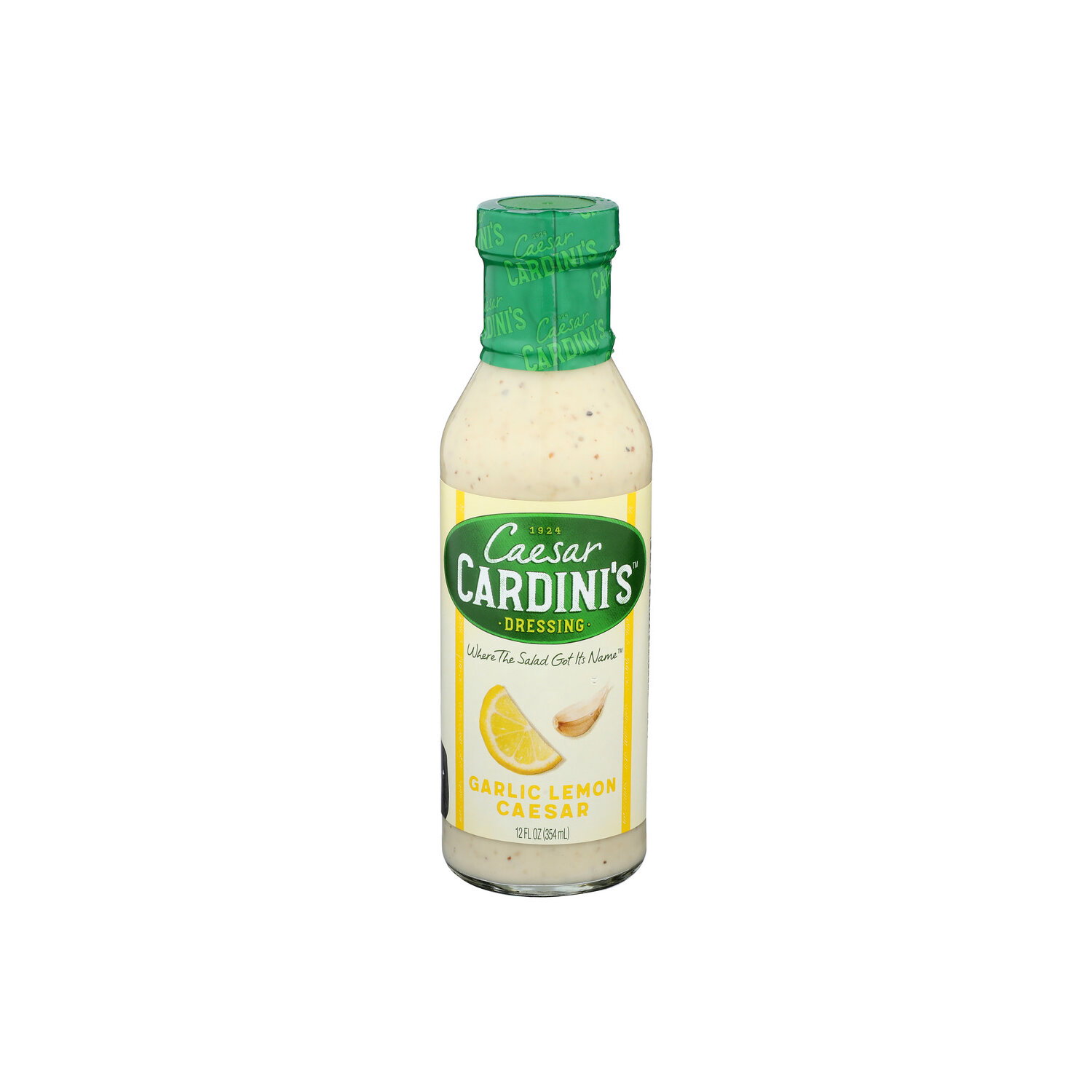 Caesar CARDINI's Salad Dressing Garlic Lemon - 12 Fluid Ounce Image 1 of 4