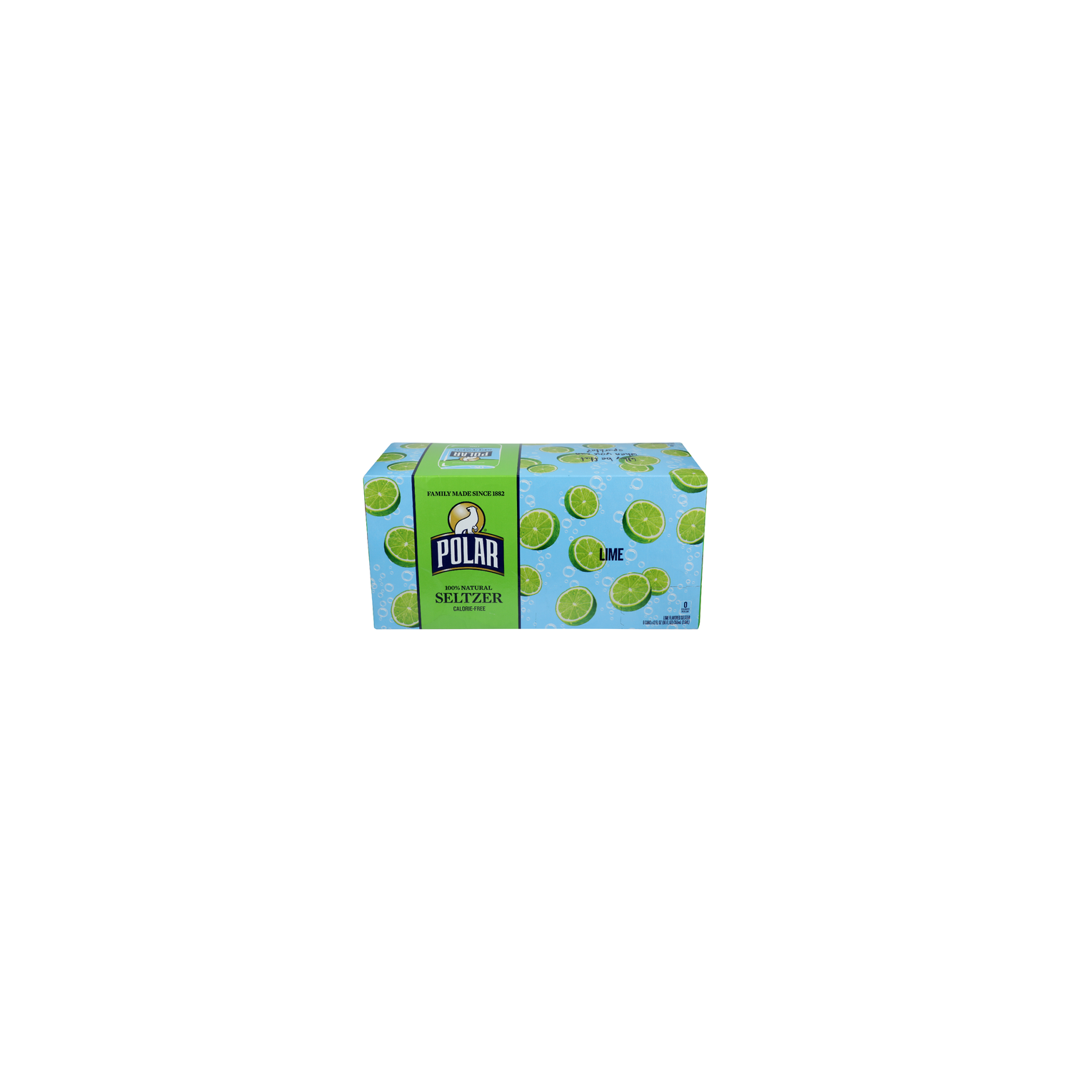 Polar Lime Seltzer - 12 Fluid Ounce - 8 Count Image 1 of 4