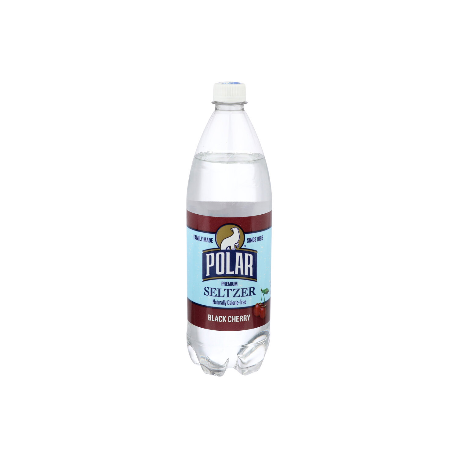Polar Seltzer Black Cherry Premium - 1 Liter - Super 1 Foods