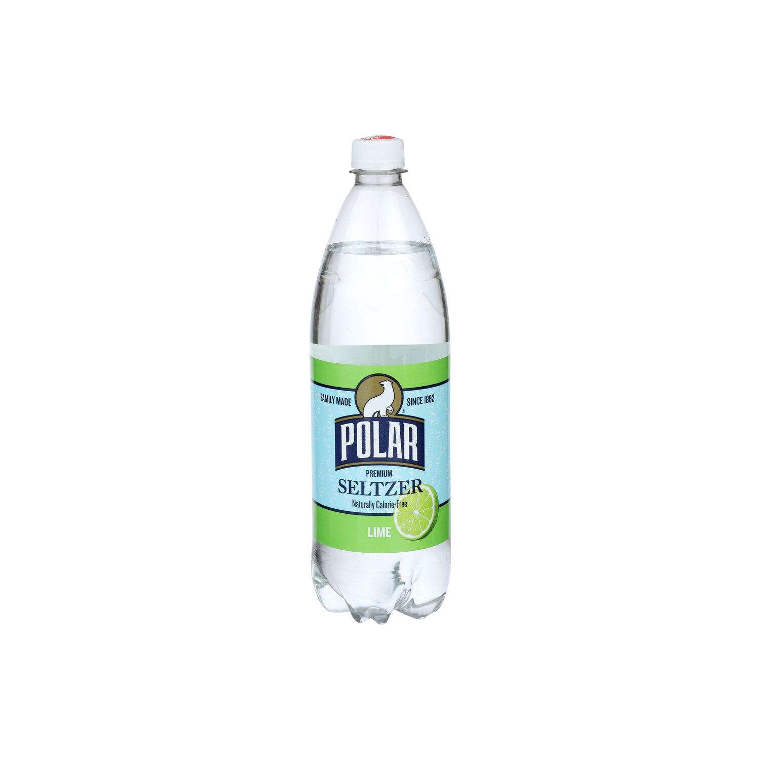 Polar Premium Seltzer Lime Water - 1 Liter Image 1 of 4
