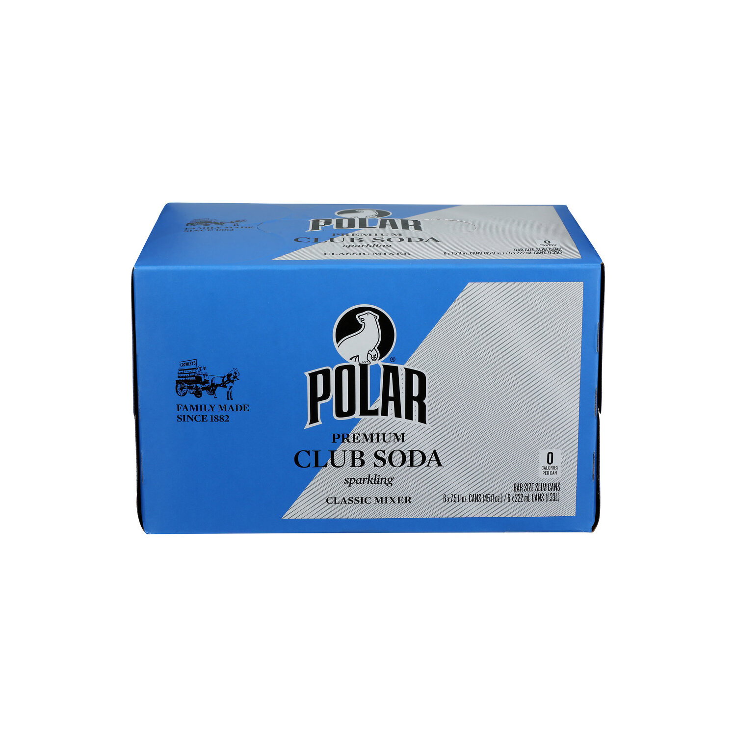 Polar Club Soda 6PK Cans - 7.5 Fluid Ounce - 6 Count Image 1 of 4