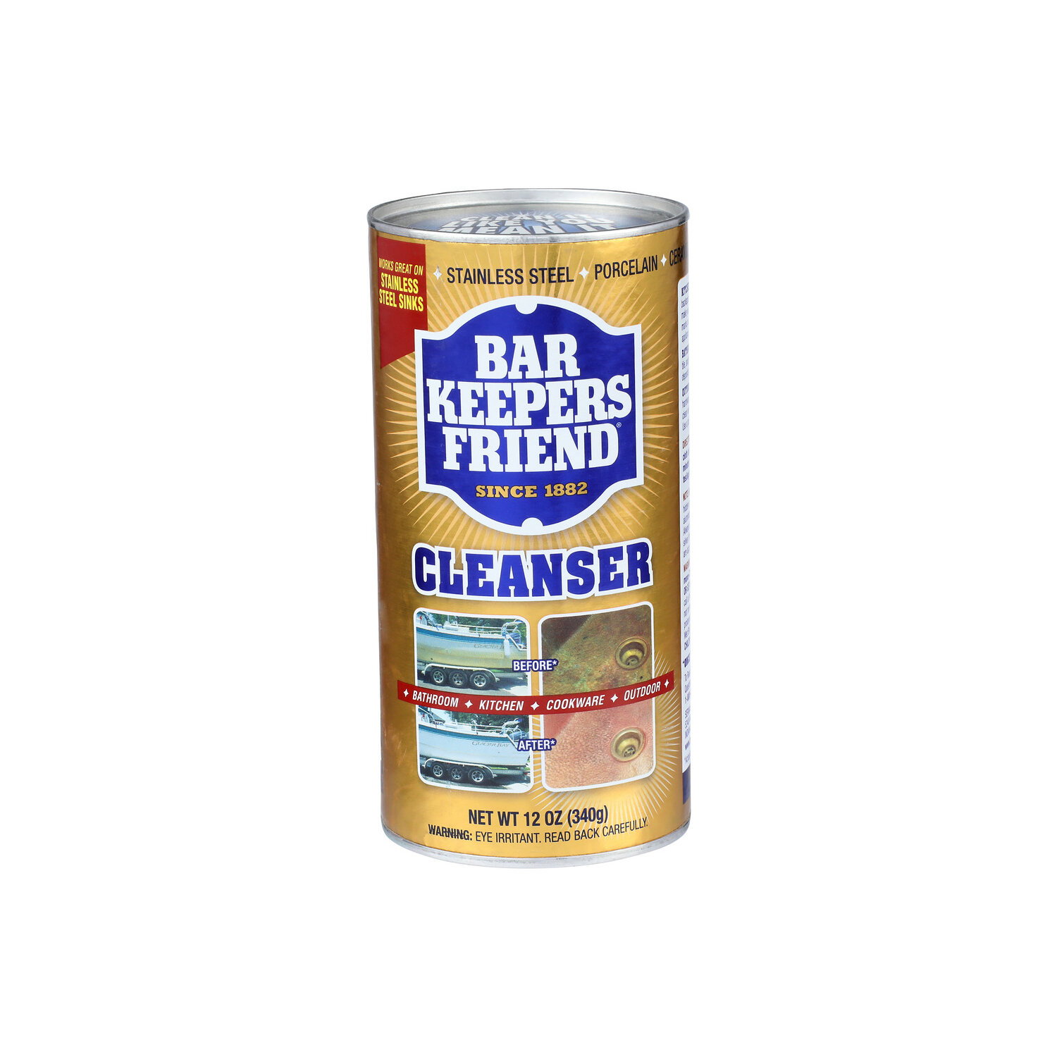 BAR KEEPERS FRIEND Cleanser - 12 Ounce Image 1 of 2