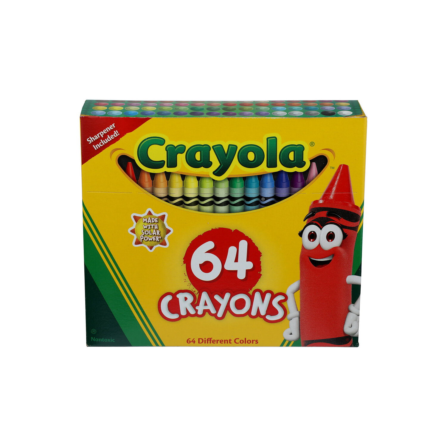 Crayola Crayon Colors, Nontoxic - 64 Count Image 1 of 2