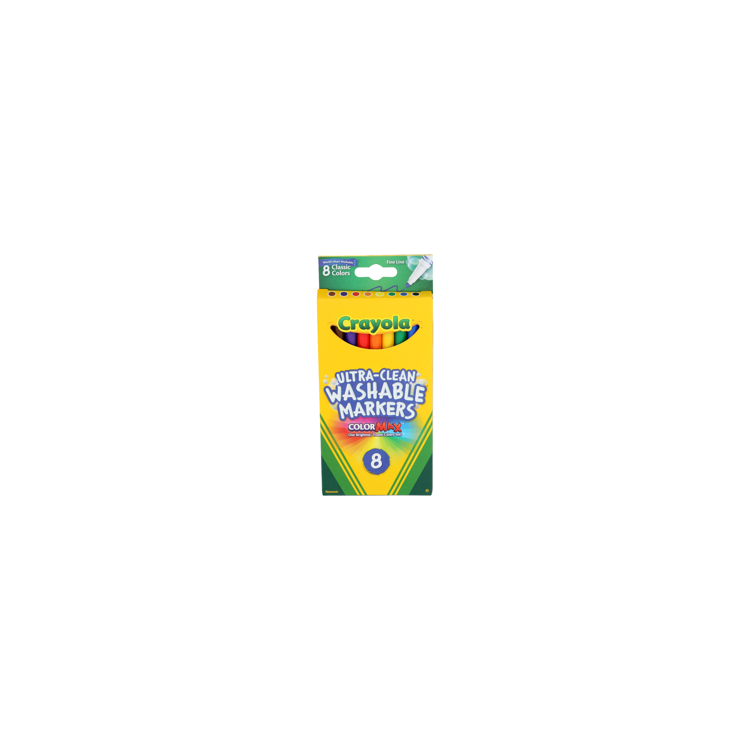 Crayola Color Max Ultra-Clean Washable Markers - 8 Count Image 1 of 2