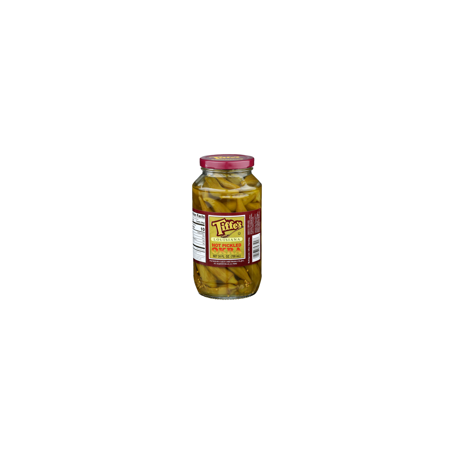 TIFFE's Louisiana Hot Pickled Okra - 24 Fluid Ounce Image 1 of 4