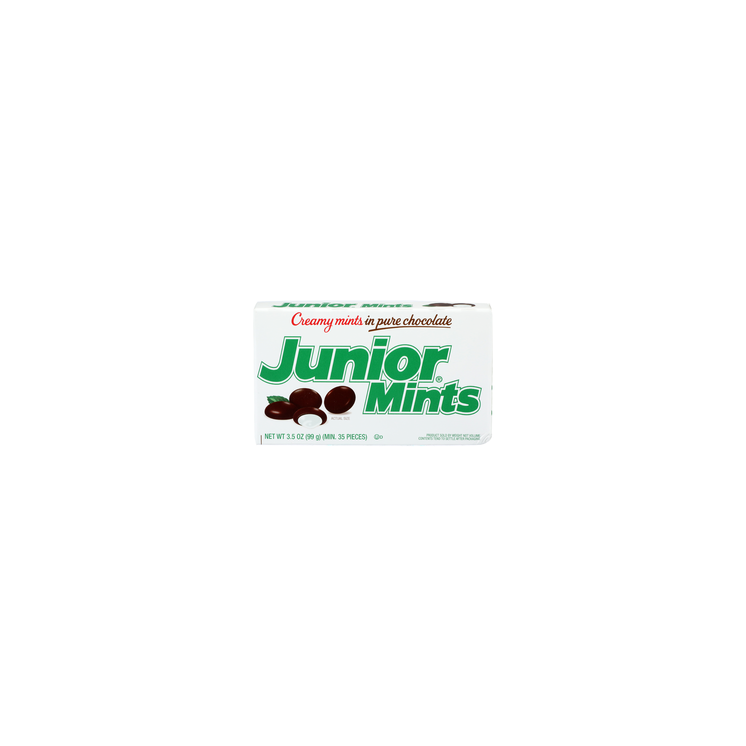 Junior Mints Creamy In Pure Chocolate - 0.1 Ounce - 35 Count Image 1 of 4