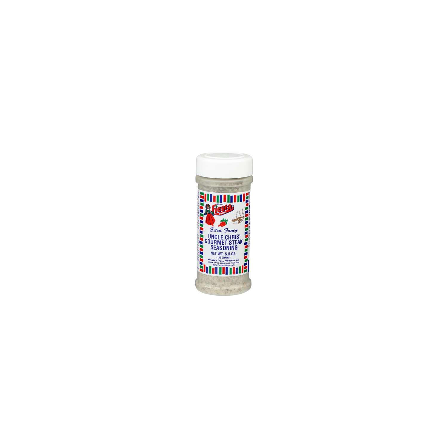 BOLNER's Fiesta Brand Uncle Chris' Gourmet Steak Seasoning - 5.5 Ounce Image 1 of 4
