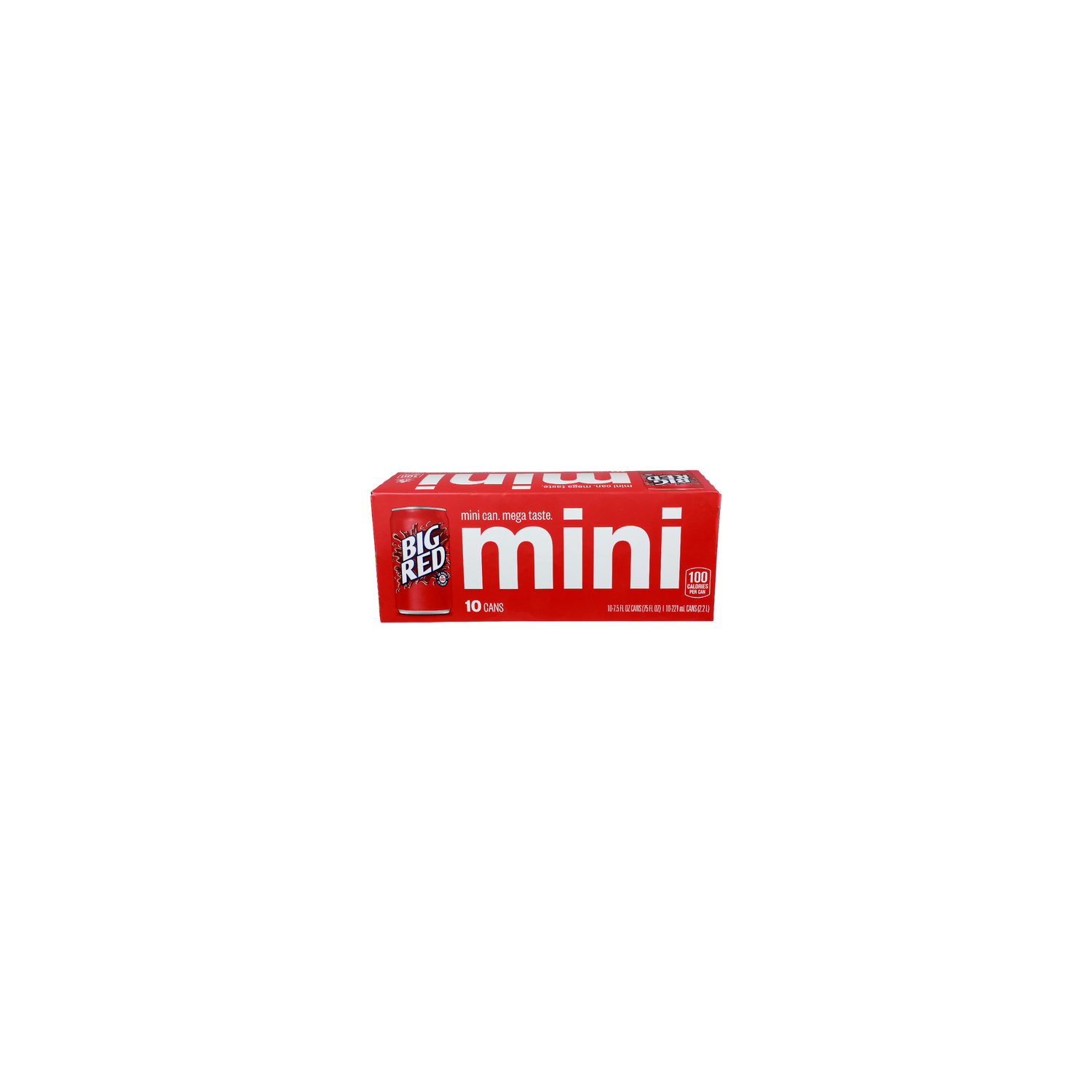 Big Red Mini Cola - 7.5 Fluid Ounce - 10 Count Image 1 of 4