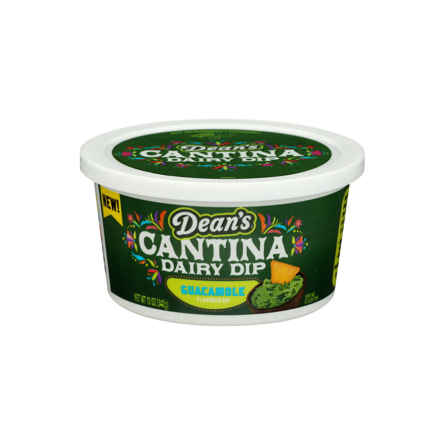 DEAN's Taco Seasoning, Onion, Paprika Guacamole Dip - 12 Ounce Image 1 of 4