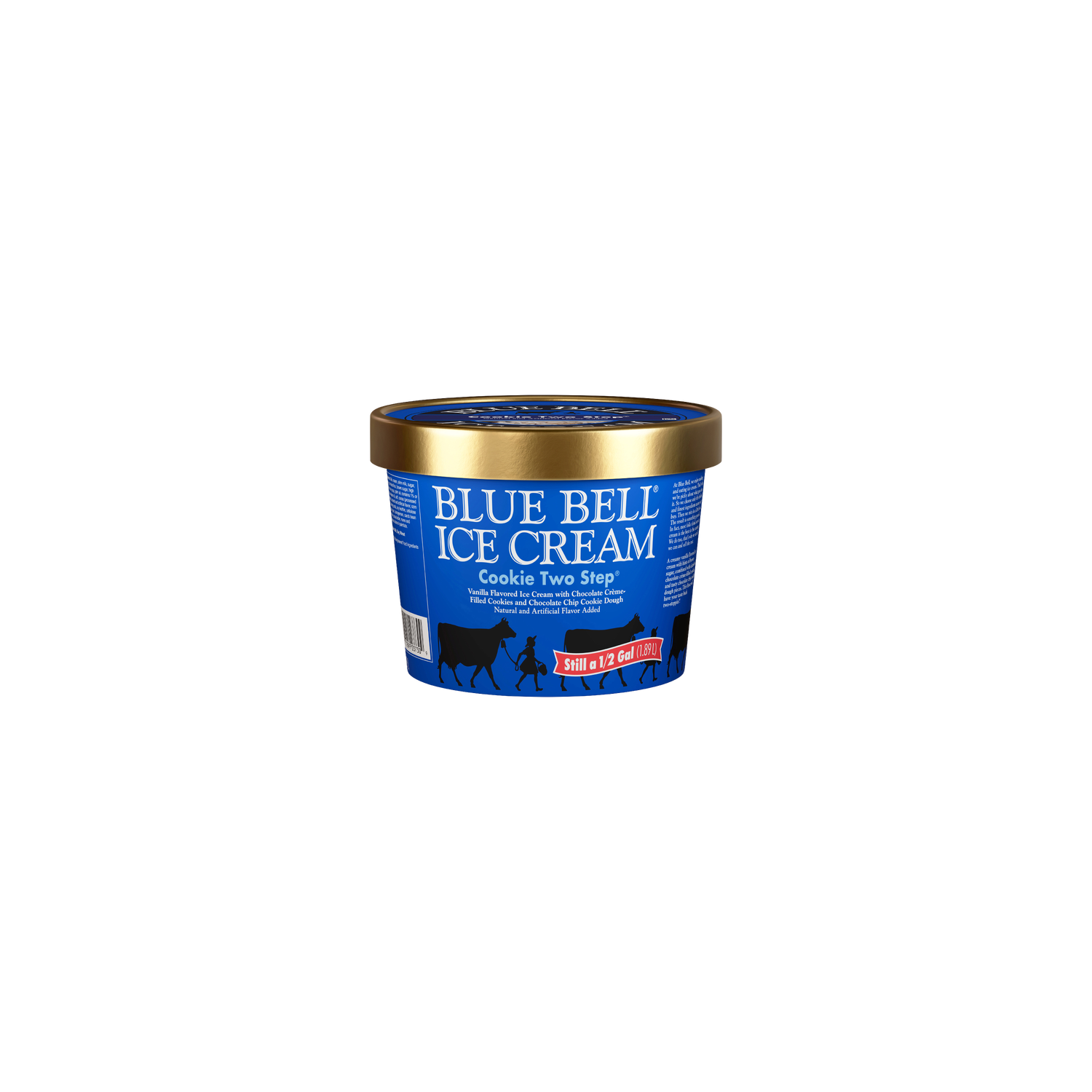 Blue Bell Cookie Two Step Ice Cream - 64 Fluid Ounce - Brookshire's