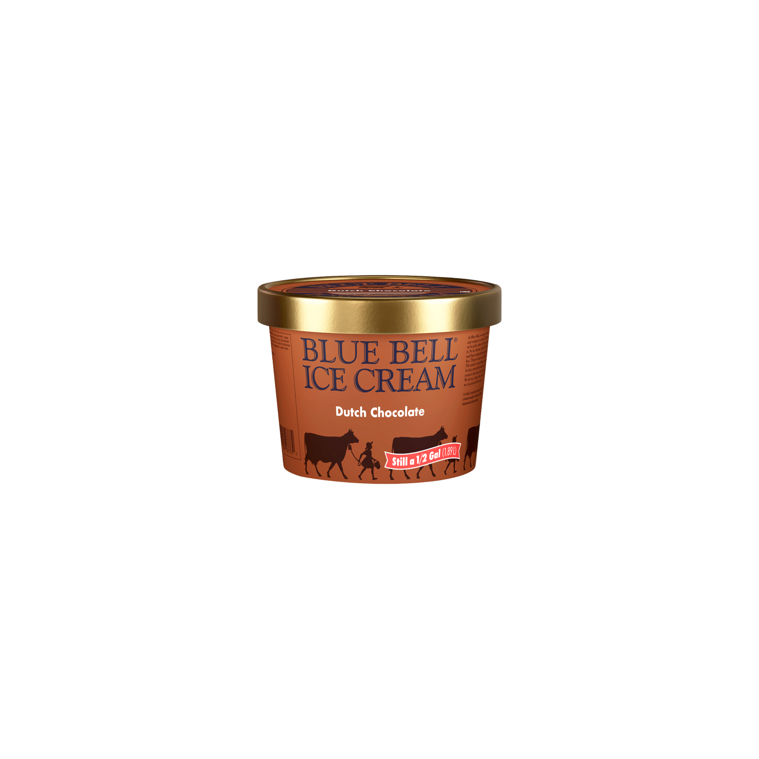 Blue Bell Dutch Chocolate Ice Cream - 64 Fluid Ounce Image 1 of 4