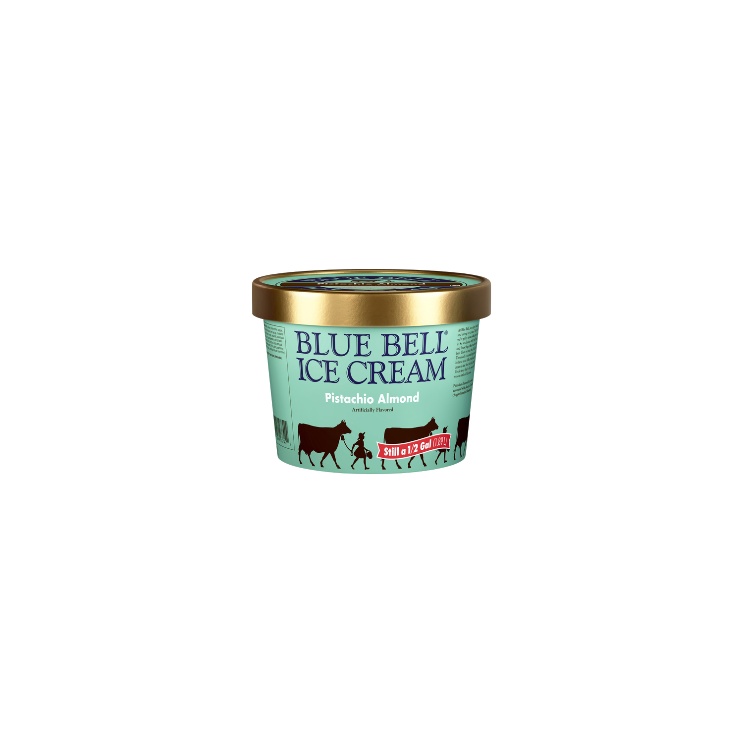 Blue Bell Pistachio Almond Ice Cream - 64 Fluid Ounce Image 1 of 4