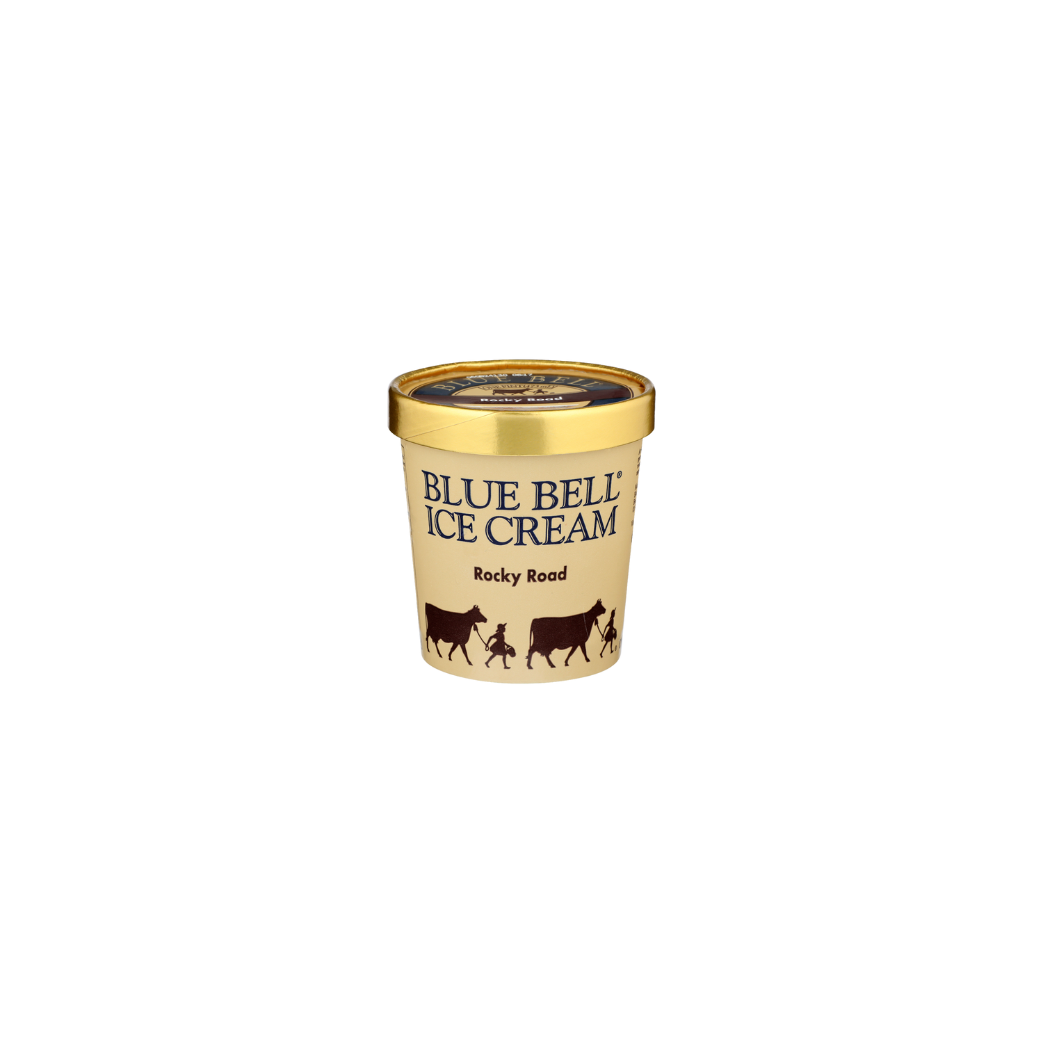 Blue Bell Assorted Flavors Gold Rim Ice Cream - 1 Pint Image 1 of 4