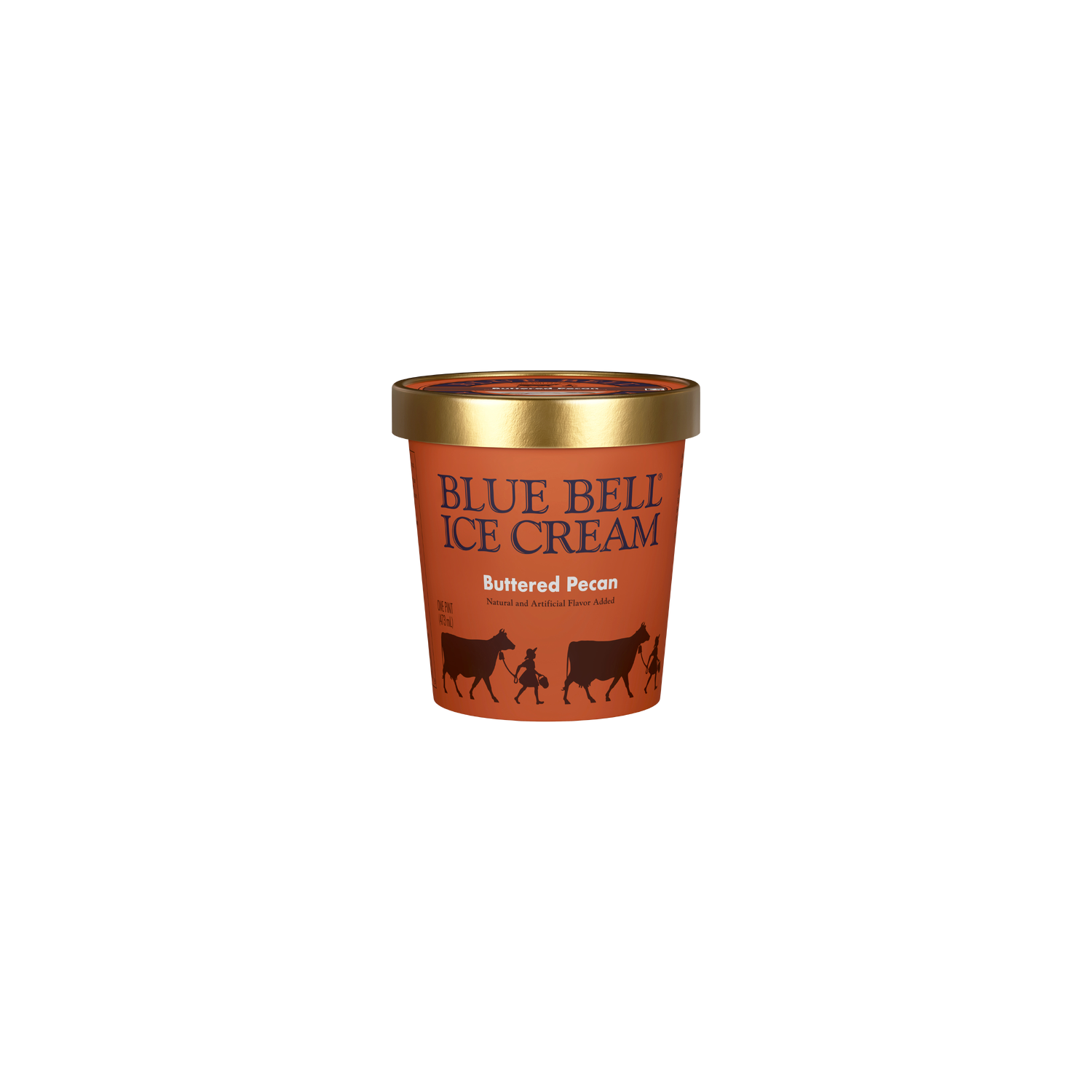 Blue Bell Buttered Pecan Ice Cream - 16 Fluid Ounce Image 1 of 4