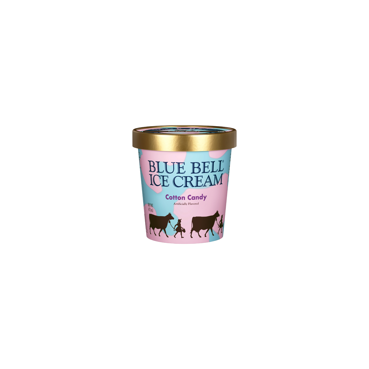 Blue Bell Cotton Candy Ice Cream - 16 Fluid Ounce Image 1 of 4