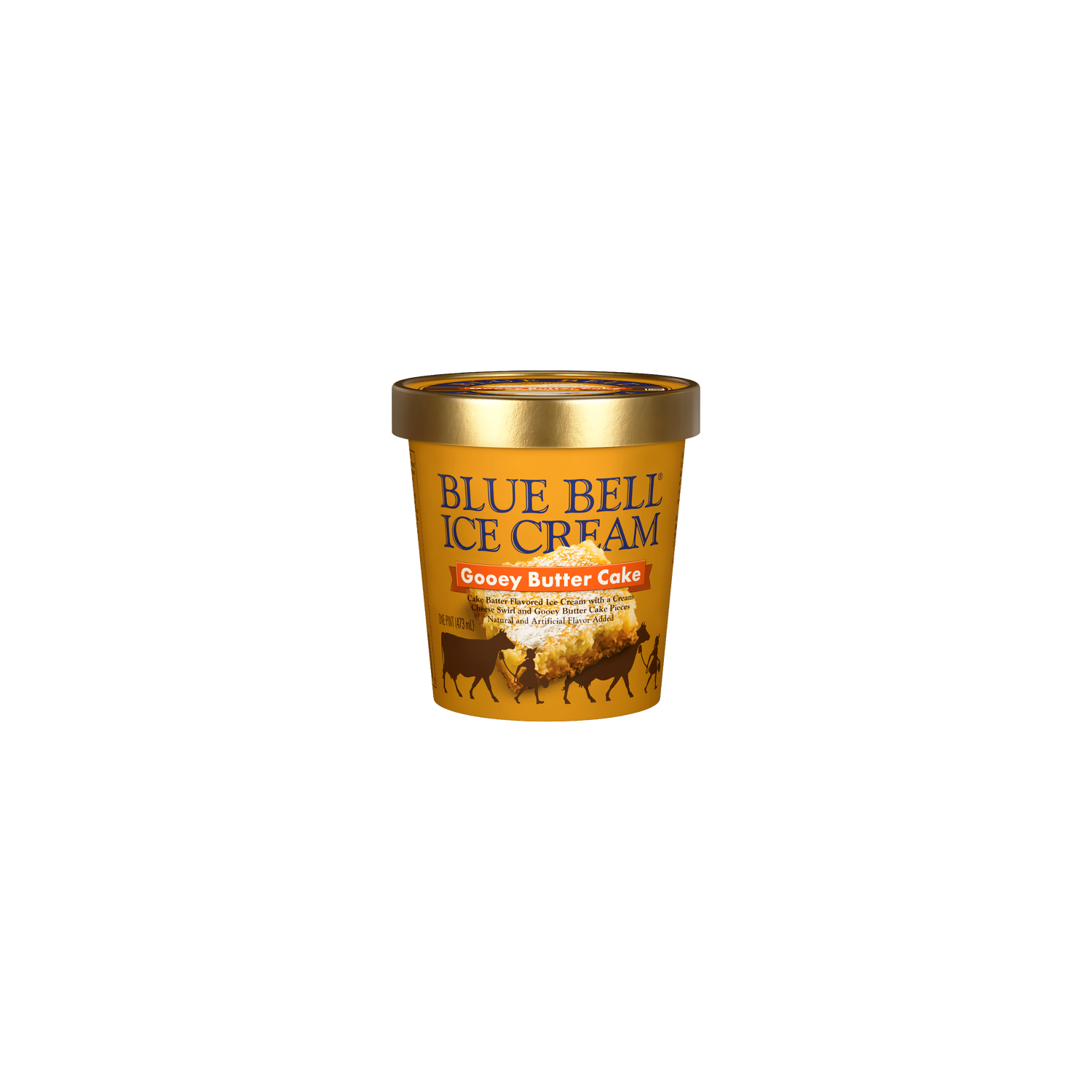 Blue Bell Gooey Butter Cake Ice Cream - 16 Fluid Ounce Image 1 of 4