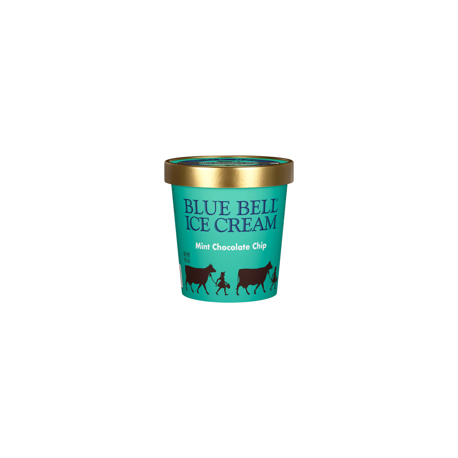 Blue Bell Mint Chocolate Chip Ice Cream - 16 Fluid Ounce - Super 1