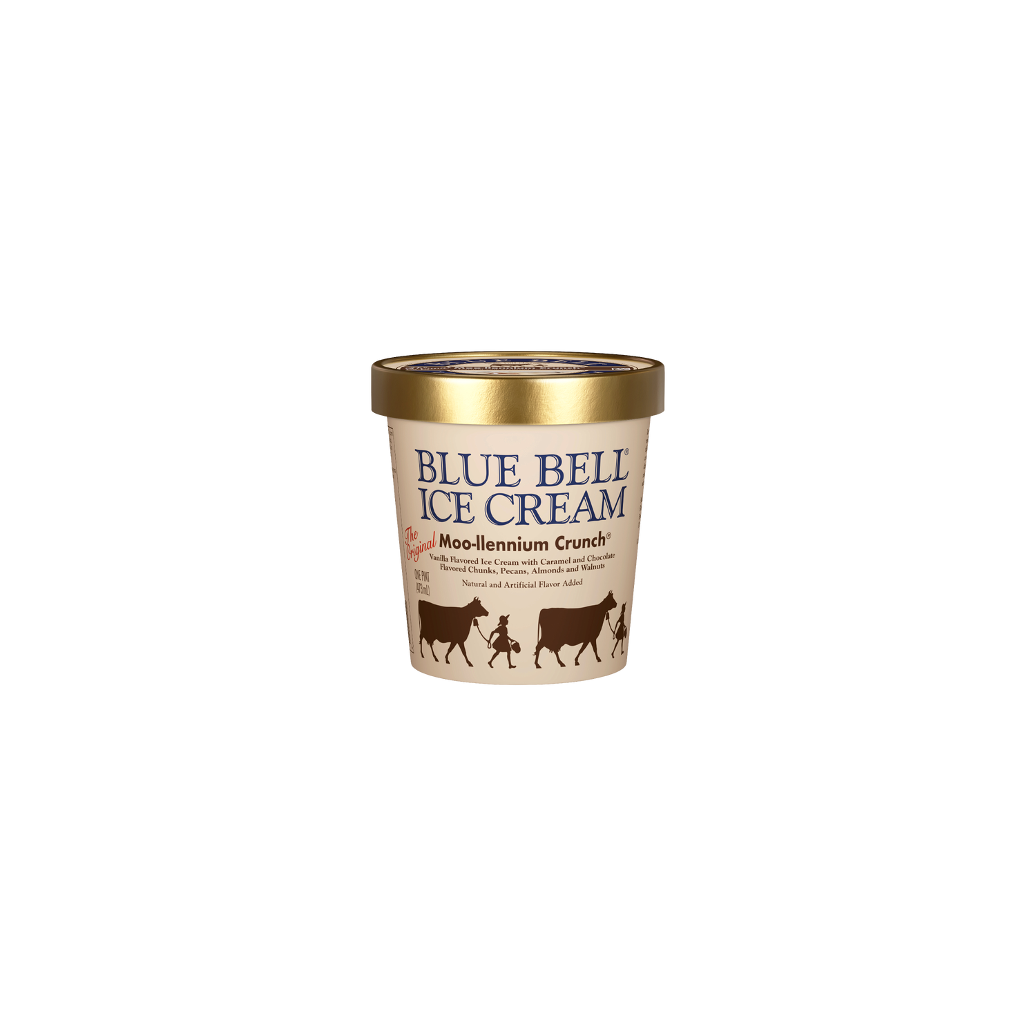 Blue Bell Moo-Llennium Crunch Ice Cream - 16 Fluid Ounce - Super 1