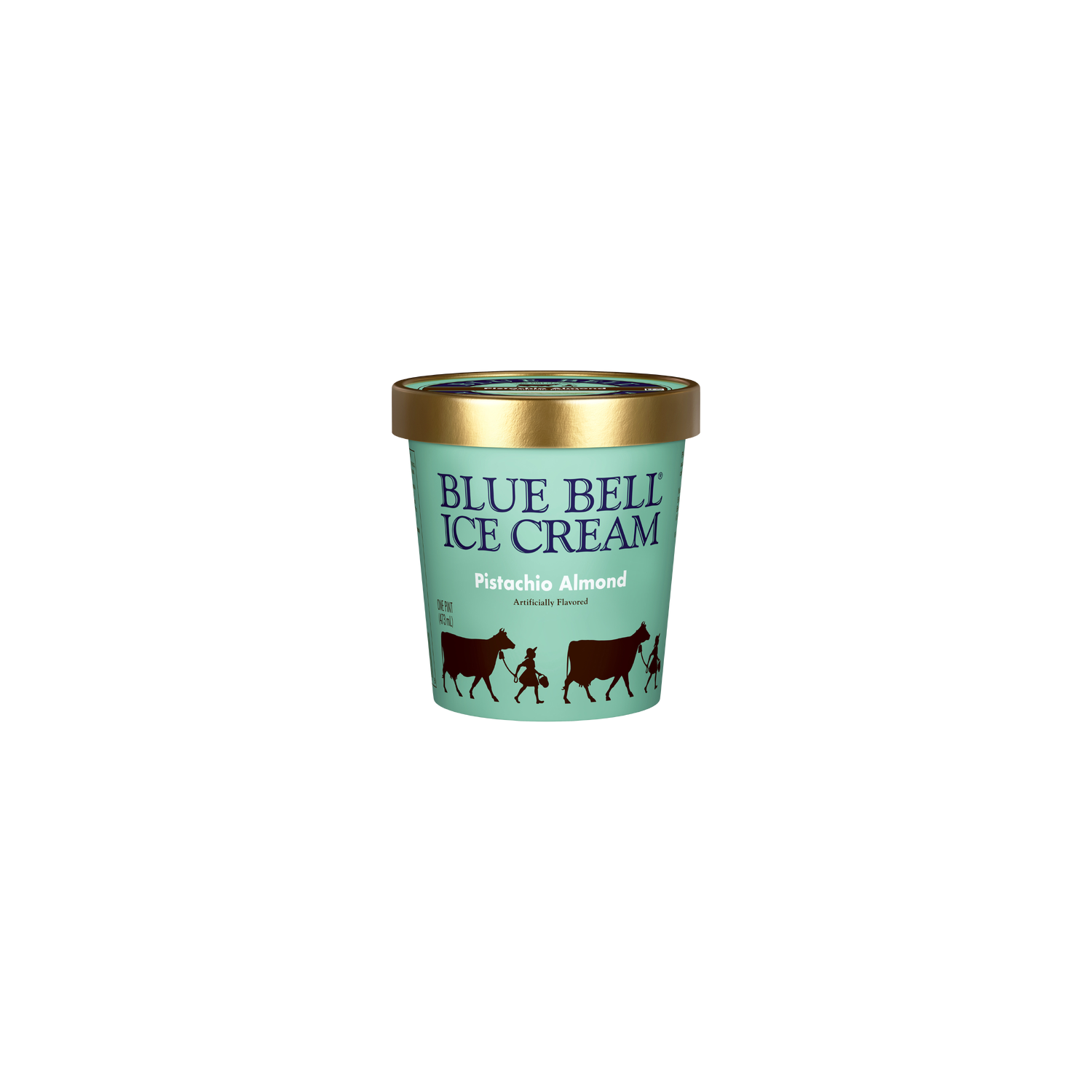 Blue Bell Pistachio Almond Ice Cream - 16 Fluid Ounce Image 1 of 4