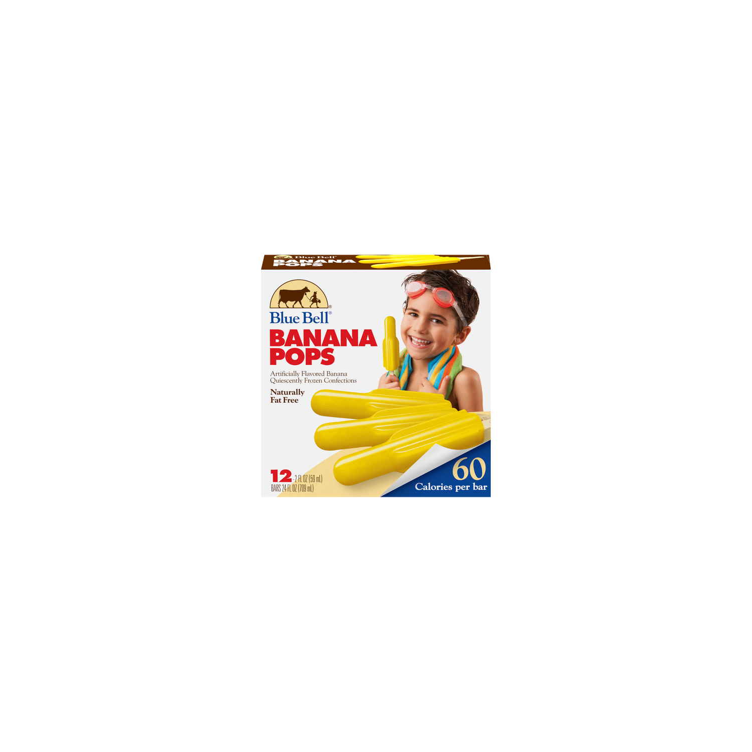 Blue Bell Banana Pops - 24 Fluid Ounce Image 1 of 4