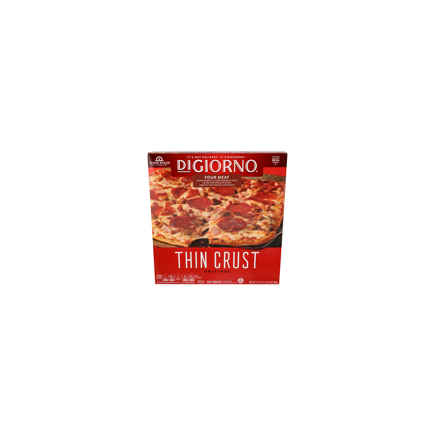 Digiorno Thin Crust Original Pizza - 23.4 Ounce Image 1 of 4
