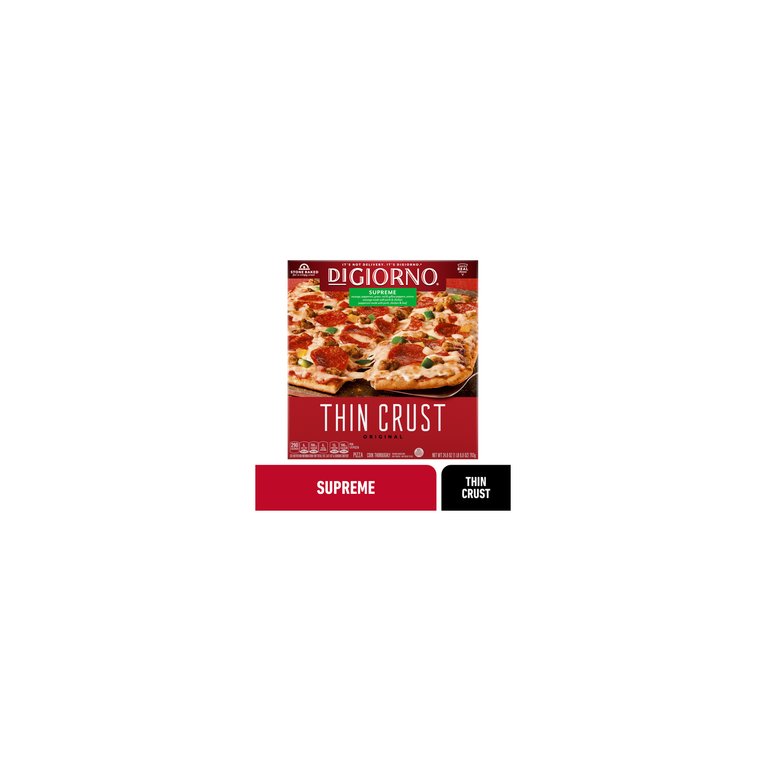 DiGiorno Original Thin Crust Pizza - 24.8 Ounce Image 1 of 4