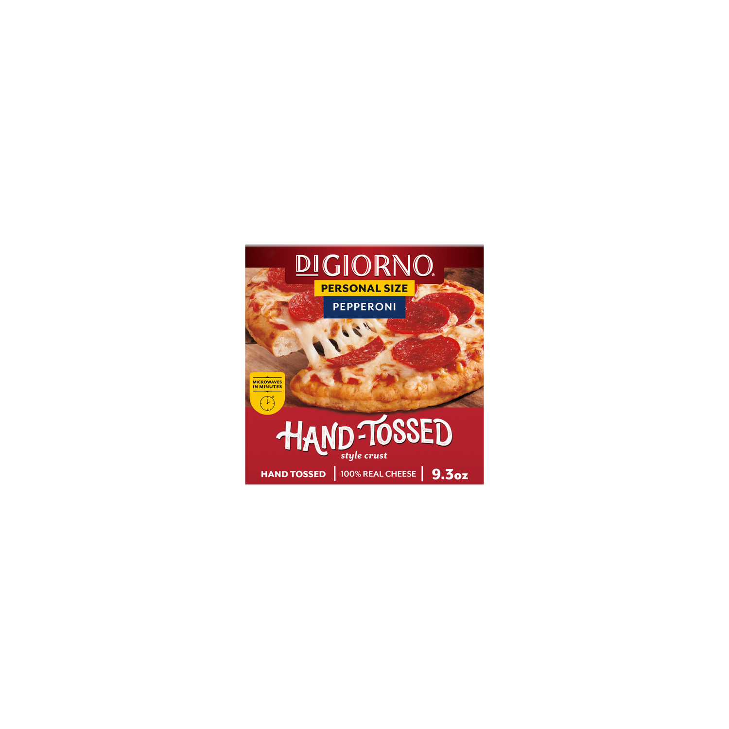 DiGiorno Pepperoni Frozen Personal Pizza On A Hand-Tossed Traditional Crust - 9.3 Ounce Image 1 of 4