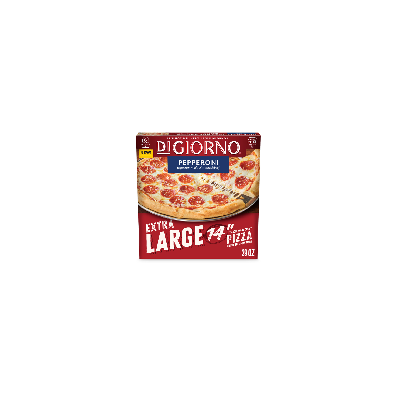 DiGiorno Extra Large Pepperoni Pizza - 29 Ounce Image 1 of 4