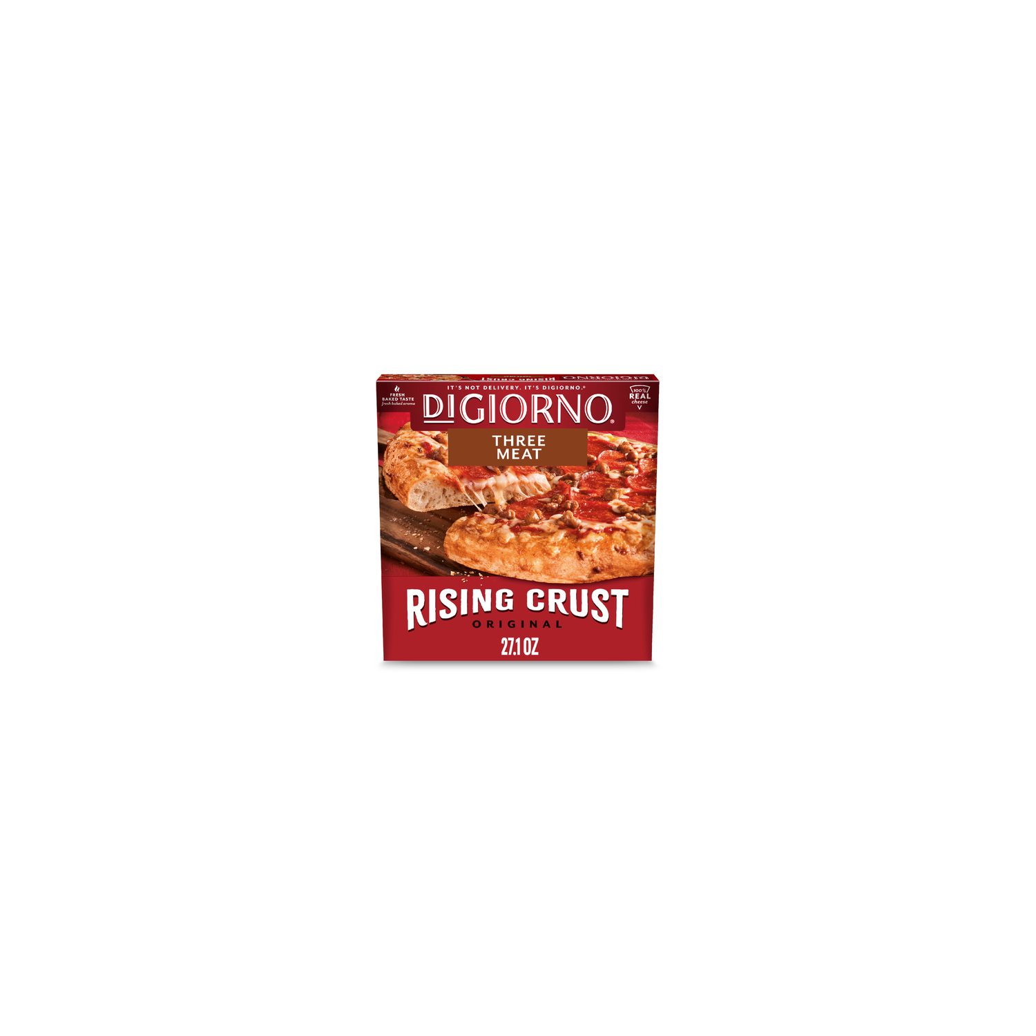 DiGiorno Rising Crust Three Meat Pizza - 1.69 Pound Image 1 of 4