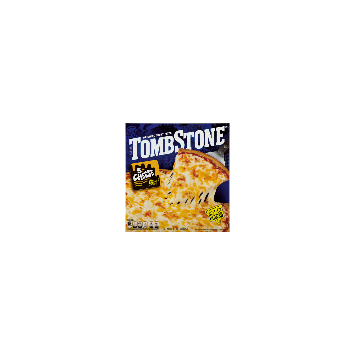 Tombstone Original Crust Pizza, 5 Cheese Freezer Pizza