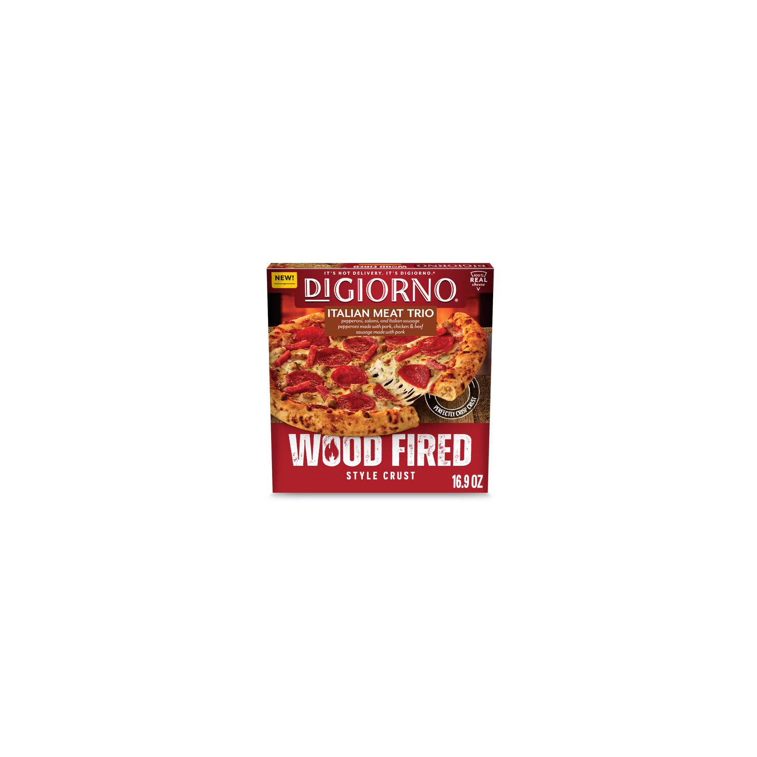 DiGiorno Italian Meat Trio Pizza With Wood Fired Style Crust - 16.9 Ounce Image 1 of 4