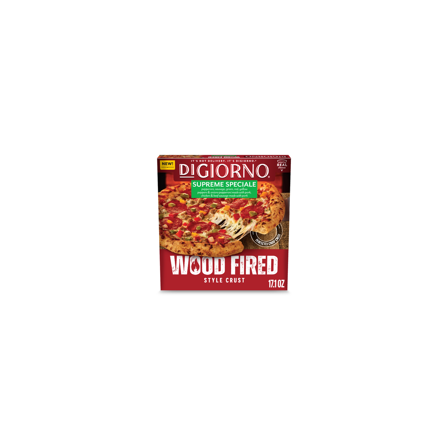 DiGiorno Supreme Speciale Pizza Wood Fired Style Crust Frozen - 1.07 Pound Image 1 of 4