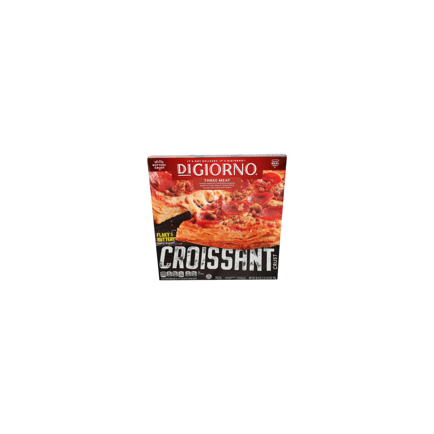 Di Giorno Three Meat Croissant Crust Pizza - 26.4 Ounce Image 1 of 4