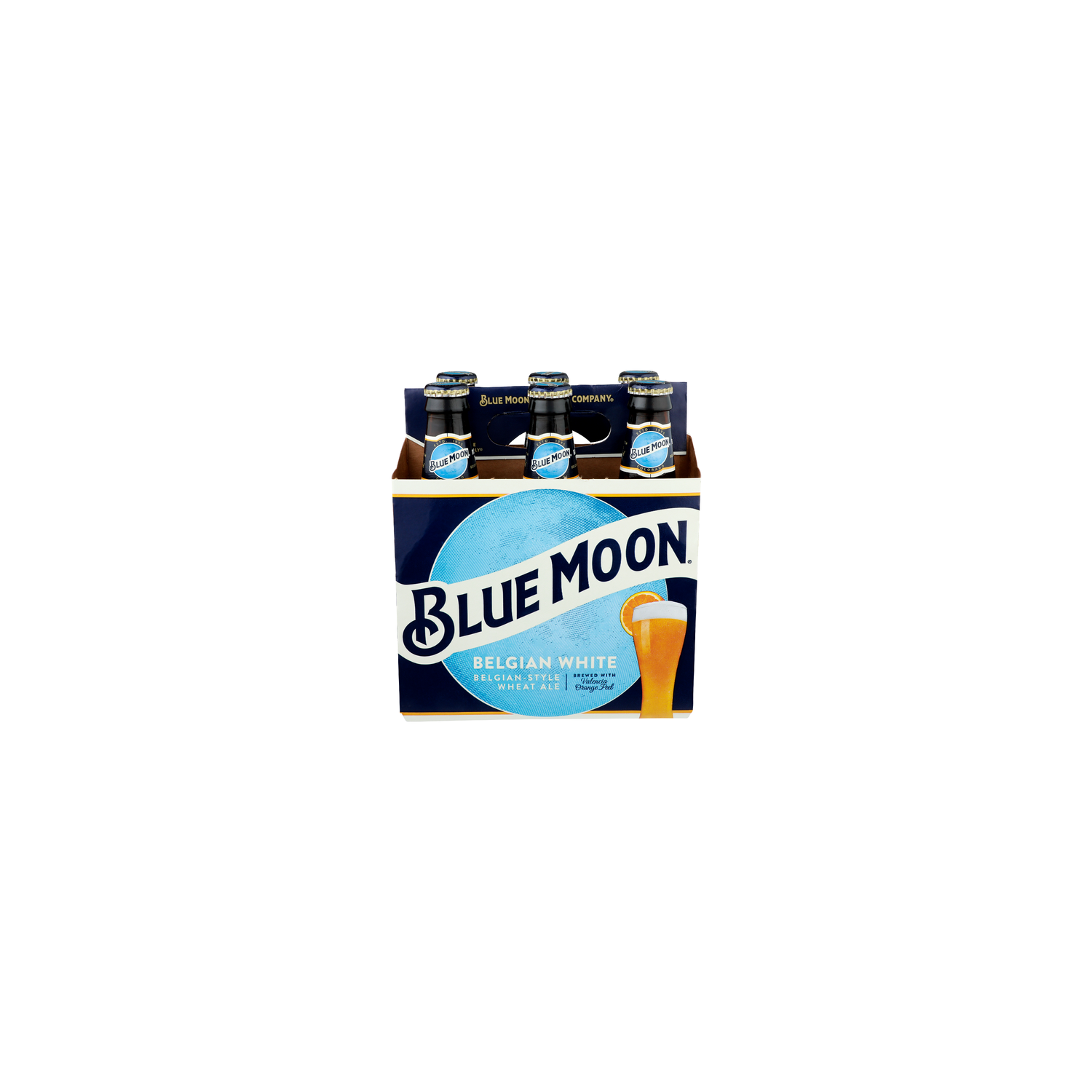 Blue Moon Wheat Ale Belgian-Style Belgian White - 12 Fluid Ounce - 6 Count Image 1 of 4