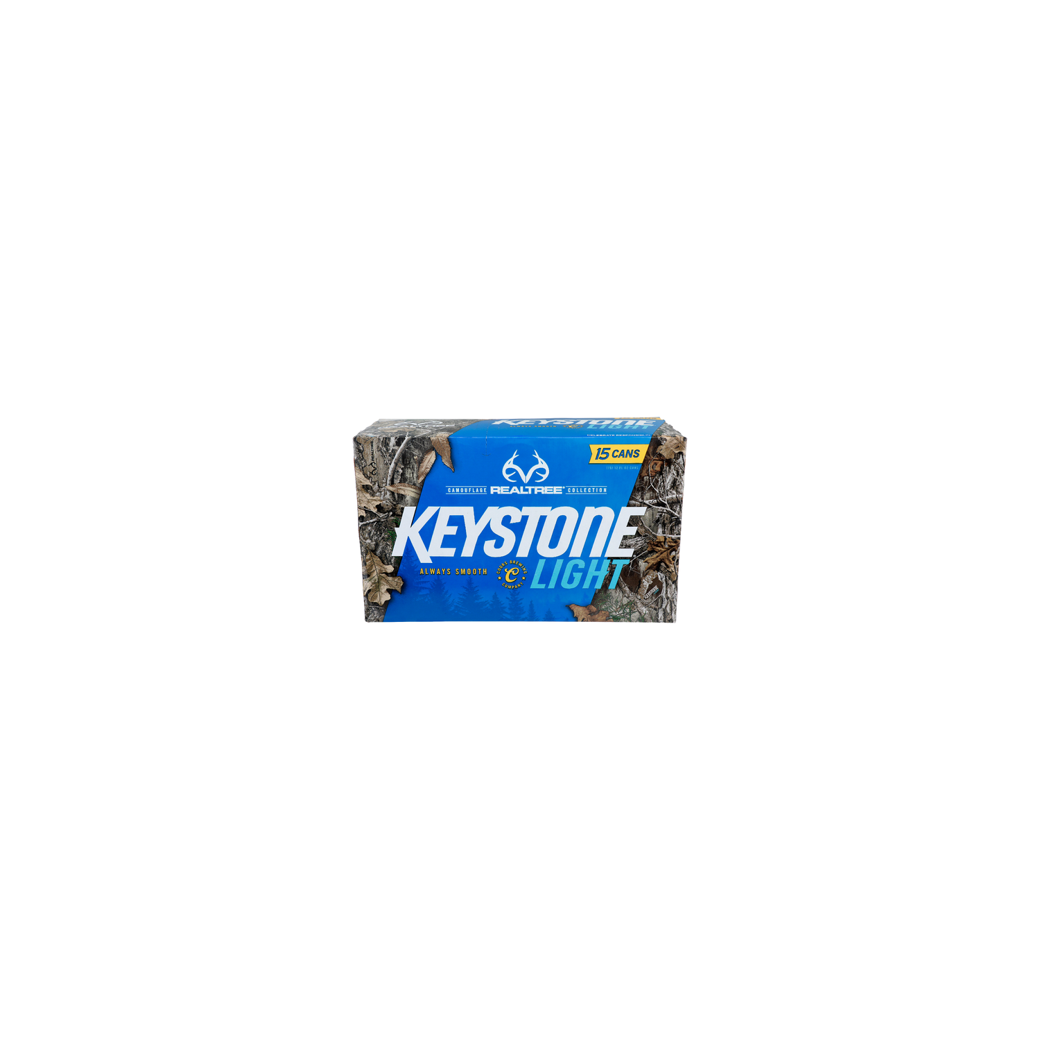 Coors Keystone Realtree Campuflage Collection Keystone Light Camouflage Beer - 12 Fluid Ounce - 15 Count Image 1 of 4