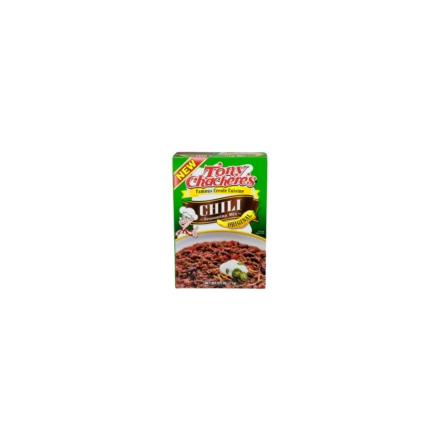 Tony Chachere's Original Chili Seasoning Mix - 2.5 Ounce Image 1 of 4
