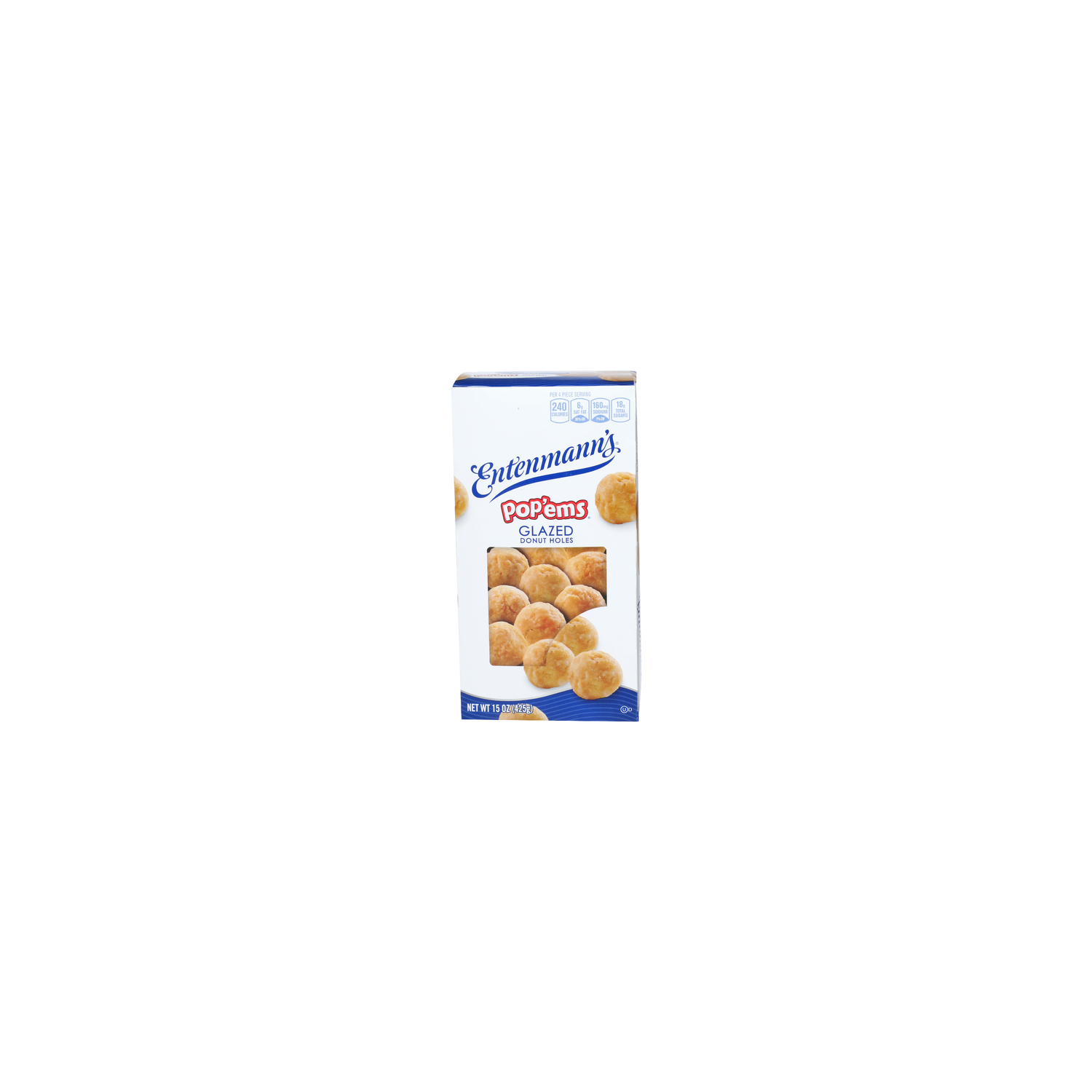 Entenmann's Pop'ems Glazed Donut Holes - 15 Ounce Image 1 of 4