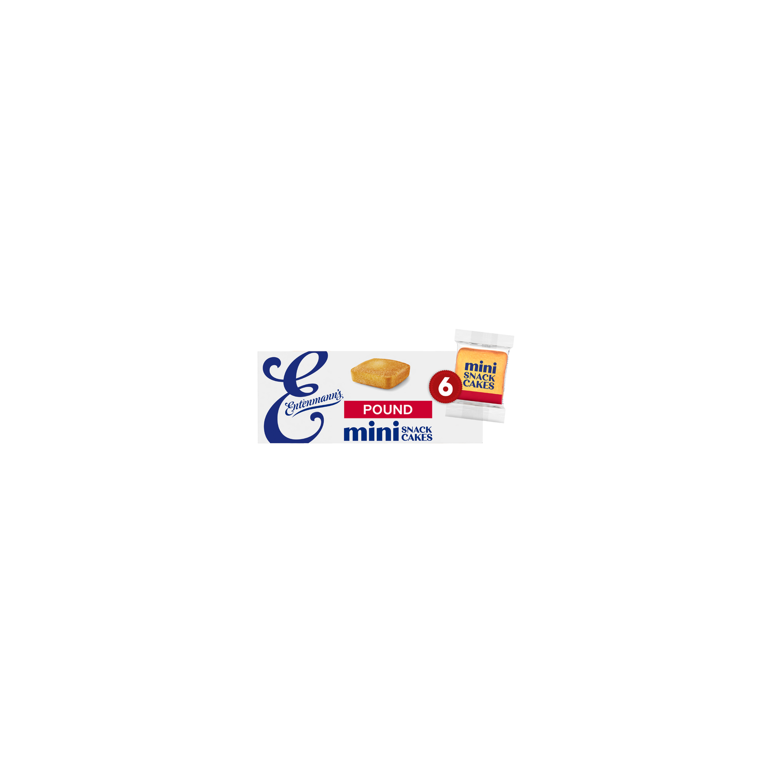 Entenmann's Pound Mini Snack Cakes - 8.25 Fluid Ounce Image 1 of 4