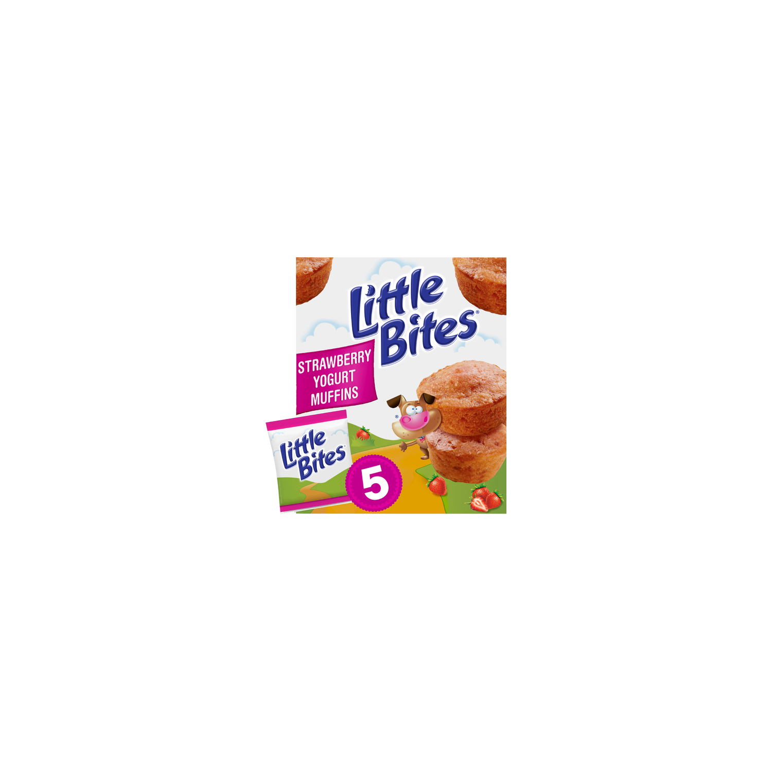 Entenmann's Strawberry Yogurt Mini Muffins - 7.5 Fluid Ounce Image 1 of 4