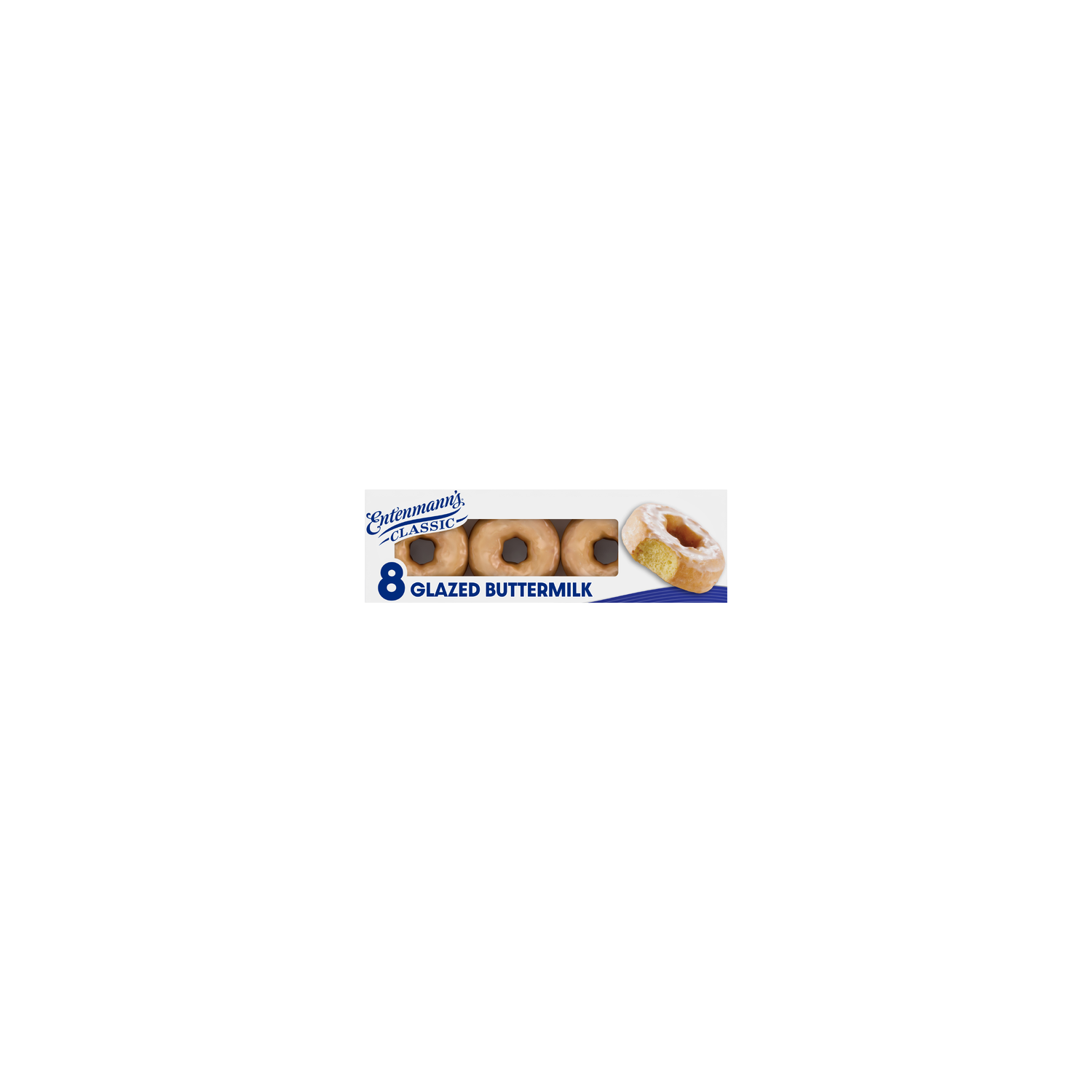 Entenmann's Glazed Buttermilk Donuts - 1.813 Fluid Ounce - 8 Count Image 1 of 4